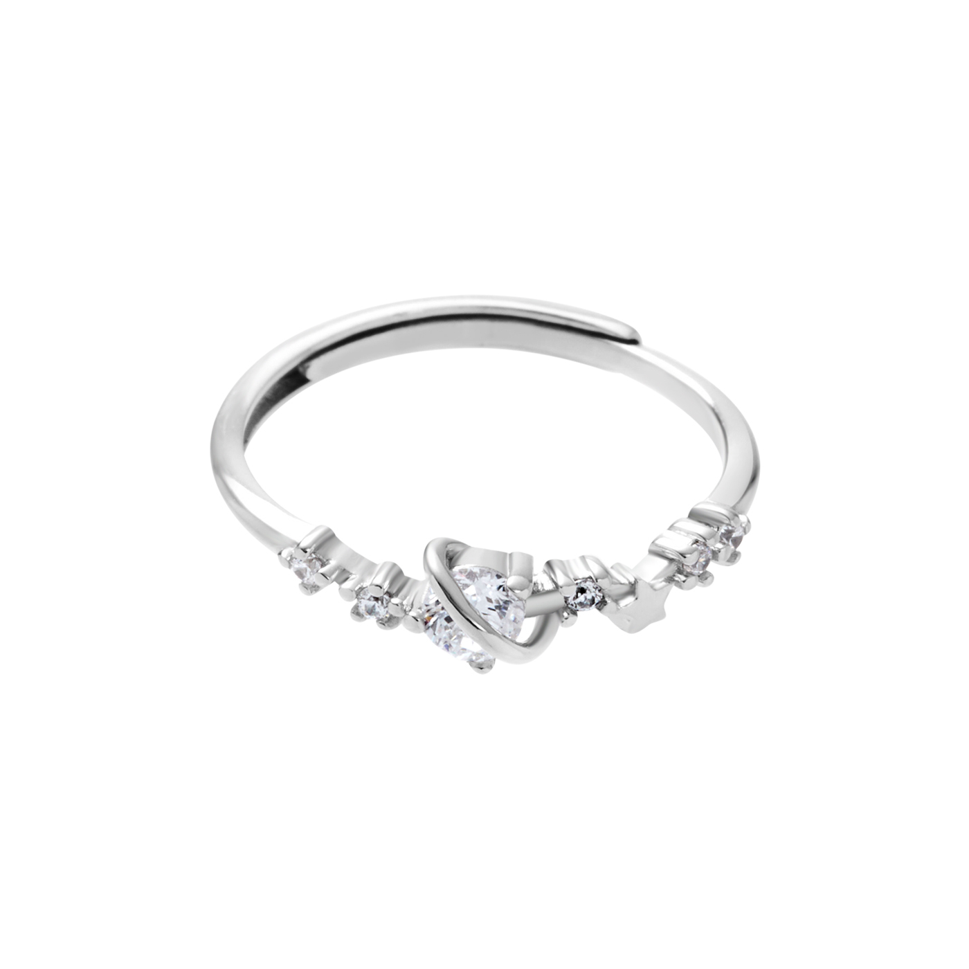 純銀,星球,戒指,平價飾品