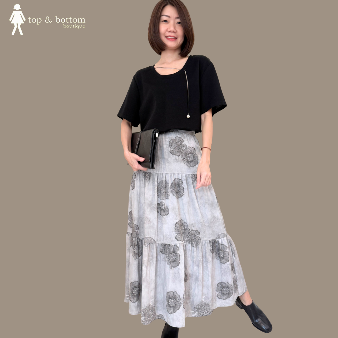 SHORT SLEEVE NECKLACE CASUAL TEE