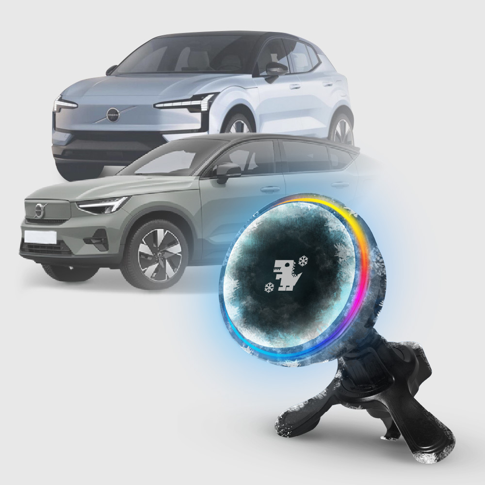 VOLVO EX30/40 系列｜XILLA黑鏡冰核智充手機架