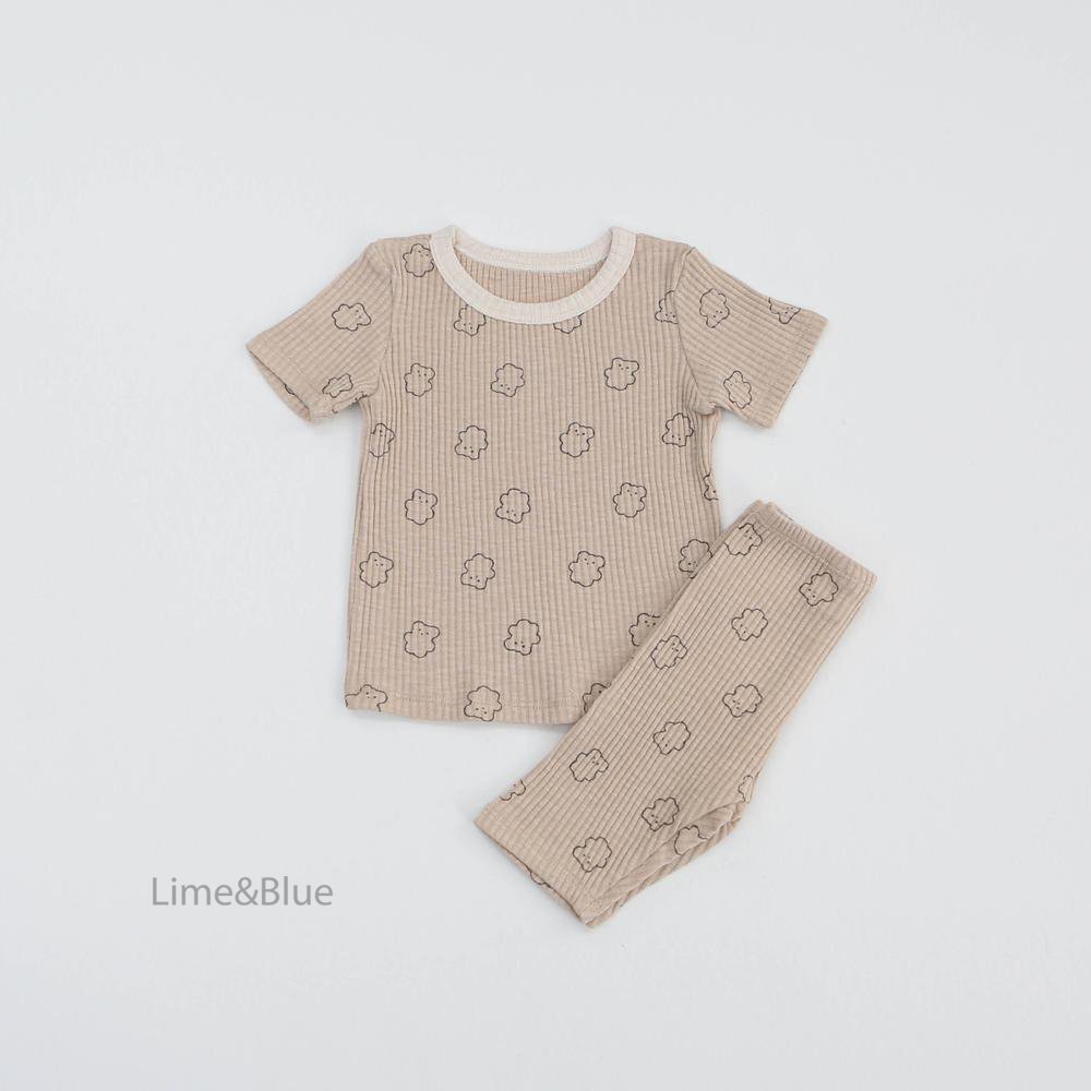 正韓夏Limeblue 五色泡泡熊家居服