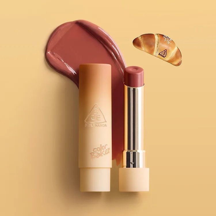 3CE Glazy Lip Glow (贈送鹽麵包鎖匙扣)