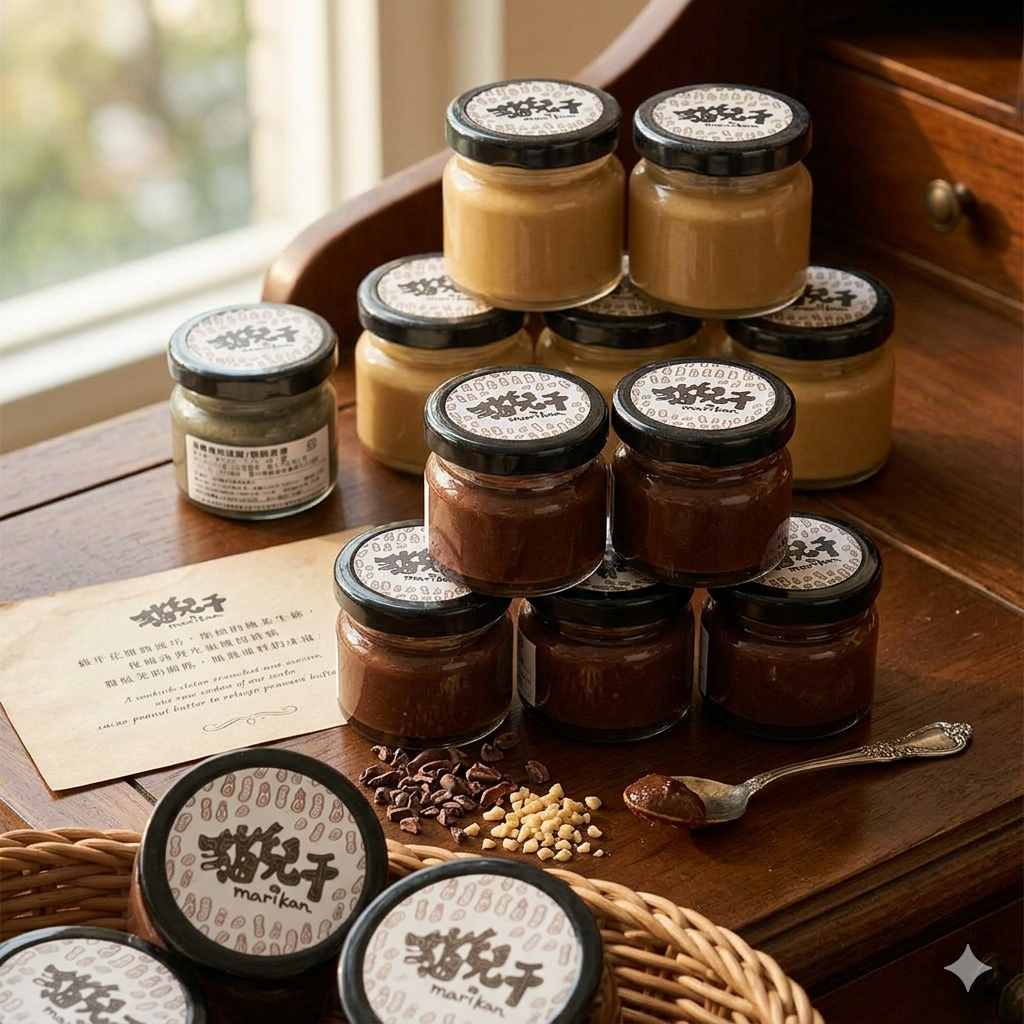 貓兒干精品花生醬