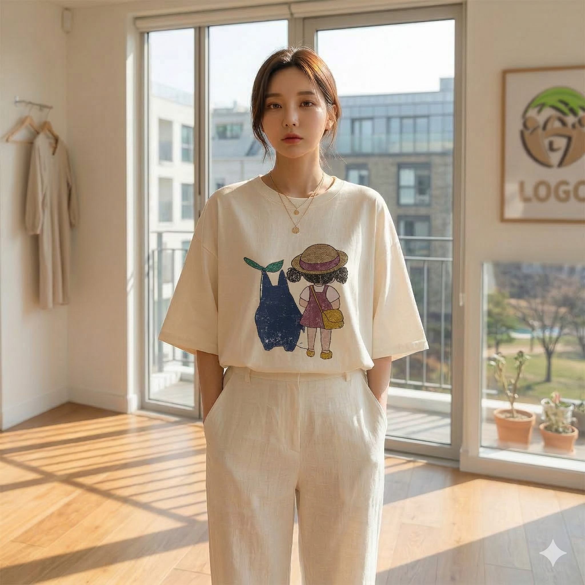 【ASister 小姊姊】AS0096#純棉上衣☆*豆豆龍*中長版短袖T恤(8色 S-3XL)