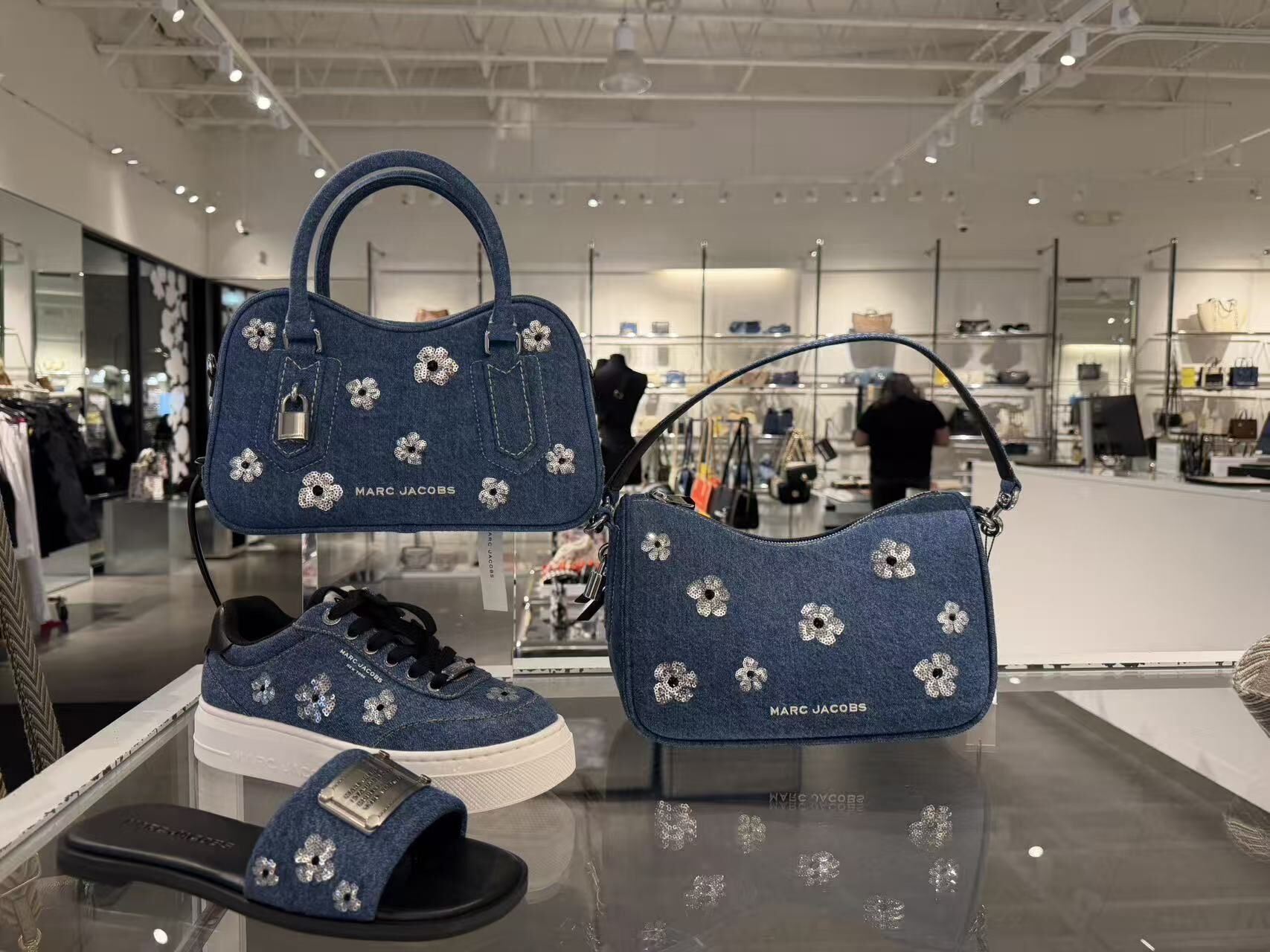 【直播】Marc Jacobs LX031203 牛仔花卉包包系列