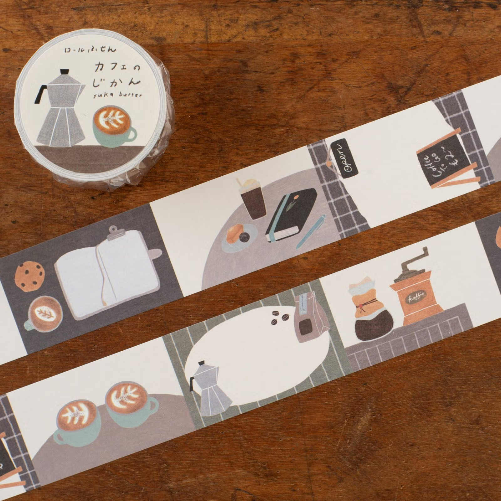 捲式便利貼 | Yuka Butter「咖啡時光」 / 手紙社 / JAPAN