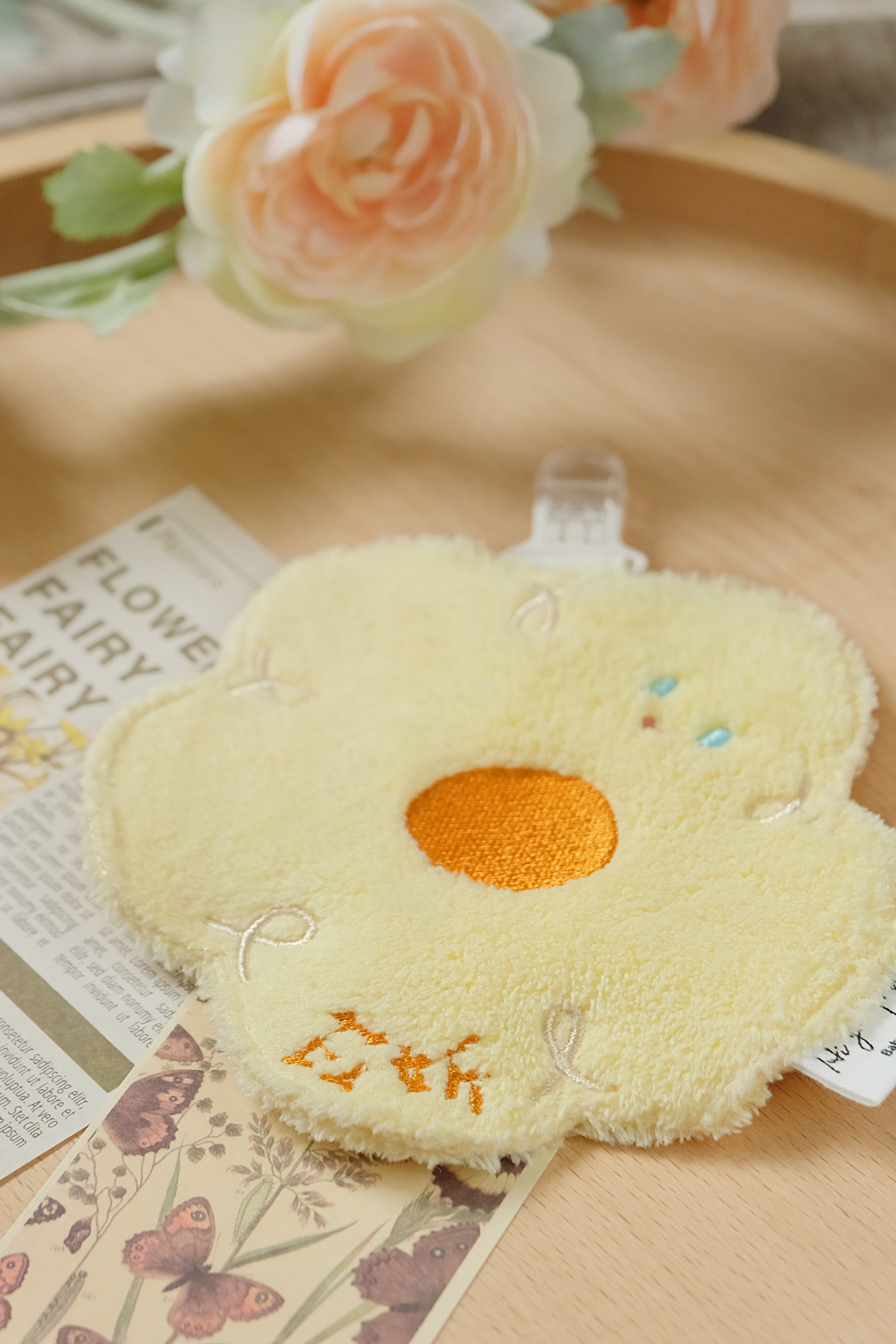 Hi Y.P store-訂製手帕夾-獨家設計-小朵日光