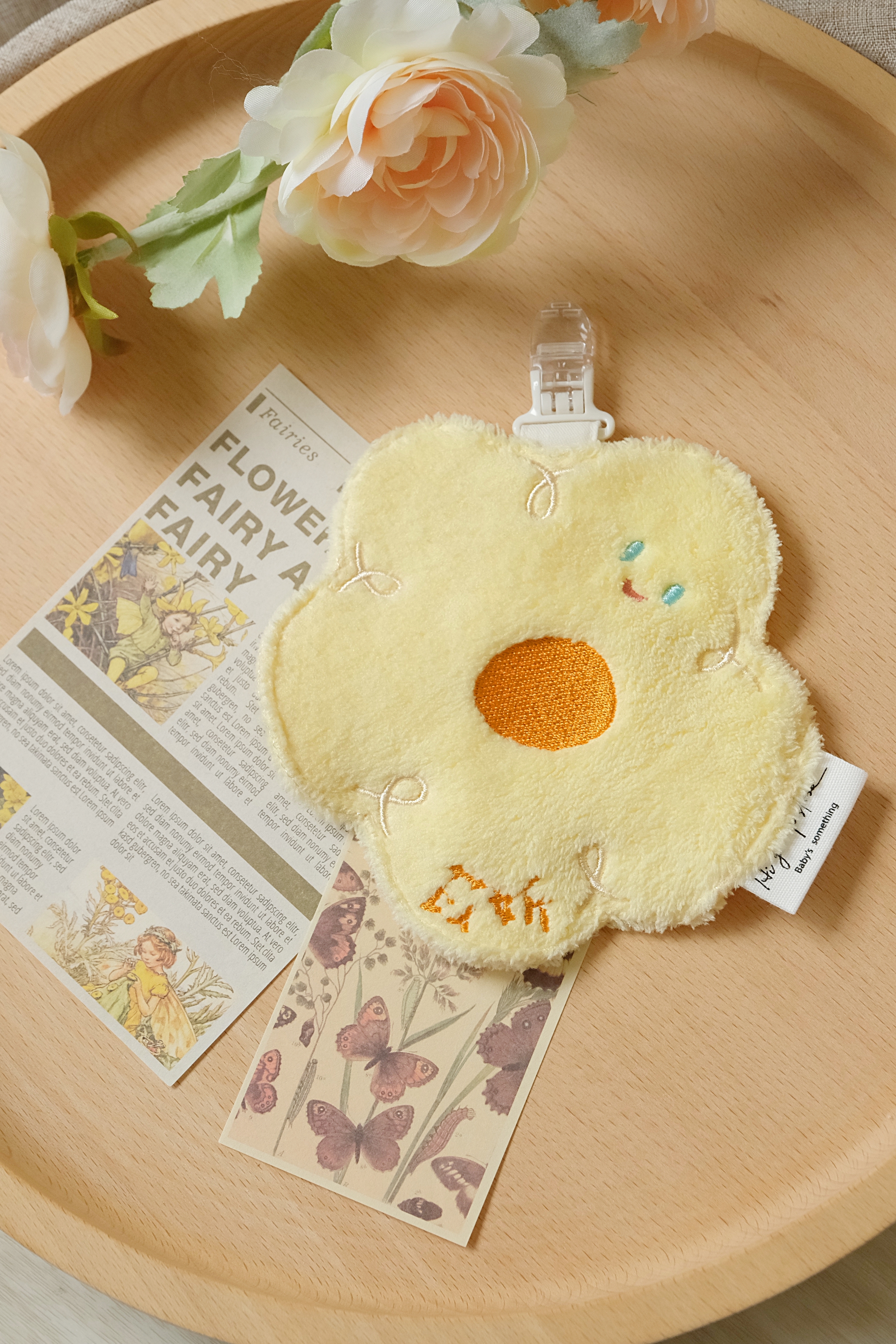 Hi Y.P store-訂製手帕夾-獨家設計-小朵日光