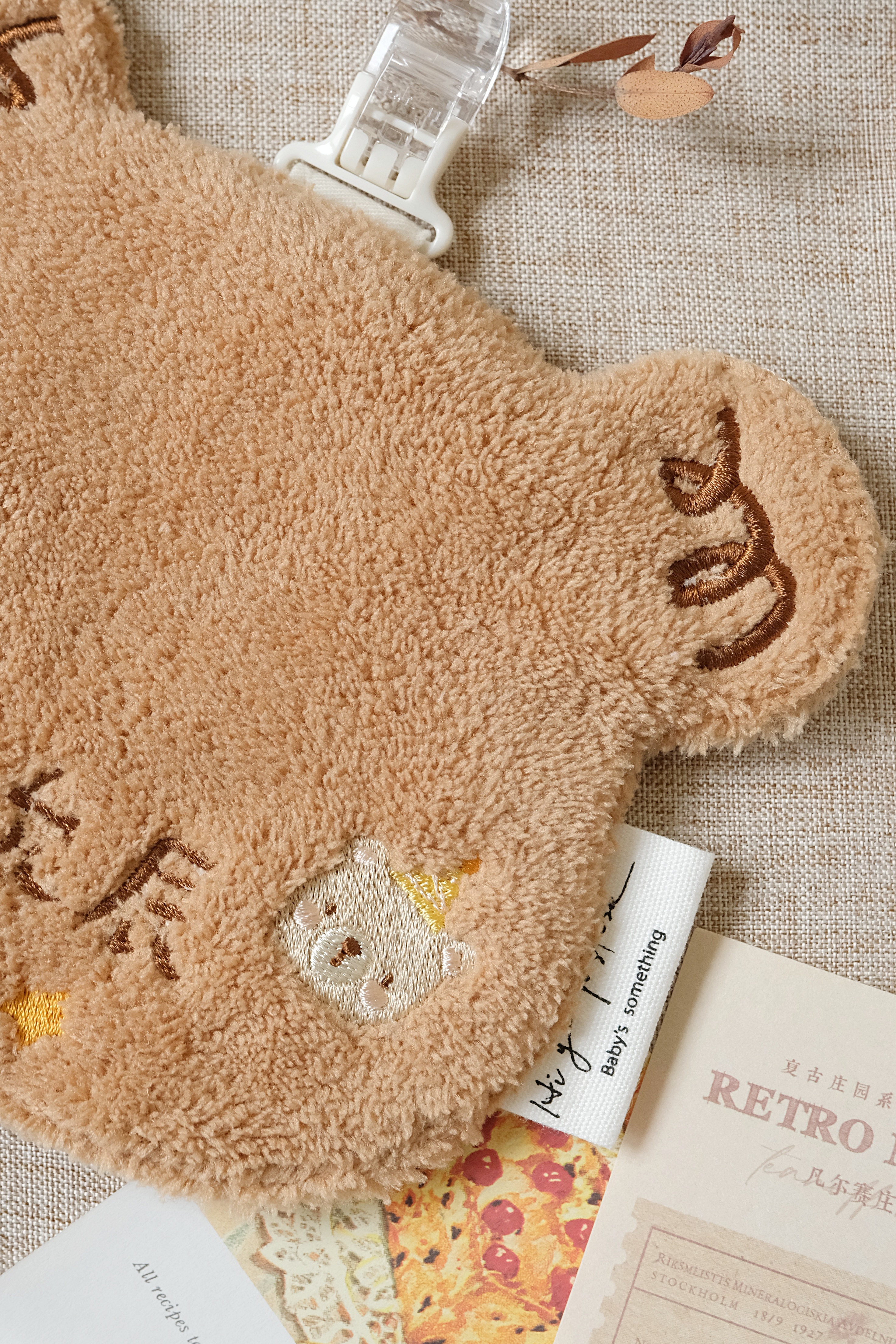 Hi Y.P store-訂製手帕夾-獨家設計-派對小熊