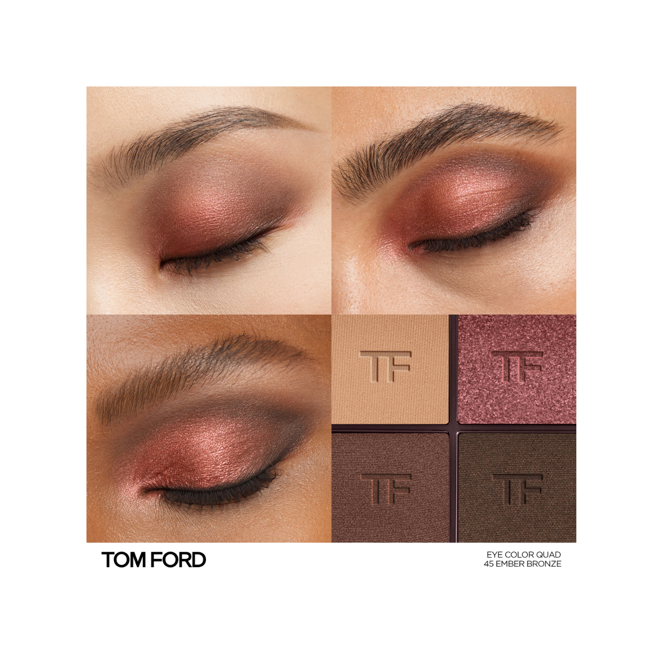 TOM FORD BEAUTY 高級定制四色眼影盤 #45 EMBER BRONZE