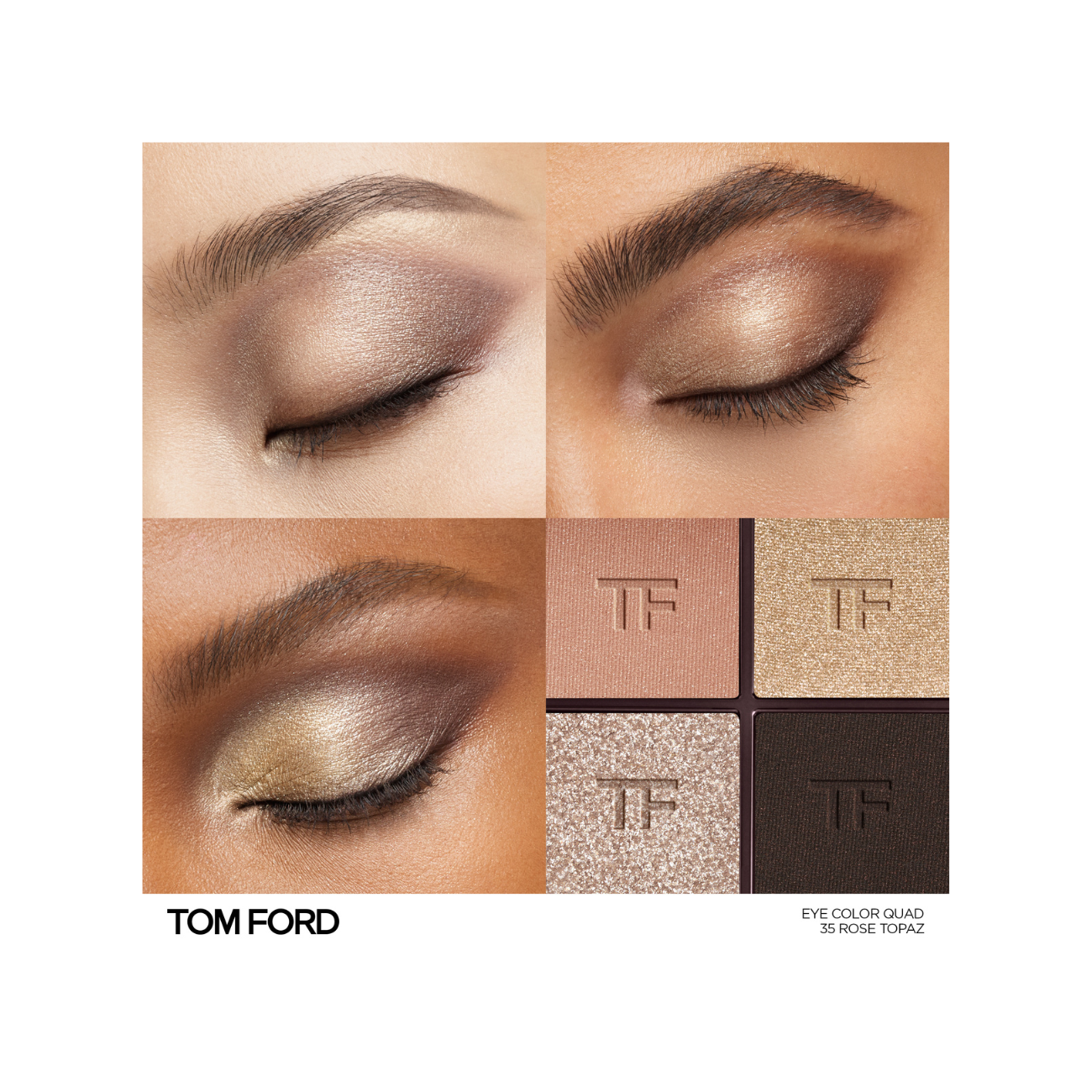 TOM FORD BEAUTY 高級定制四色眼影盤 #35 ROSE TOPEZ