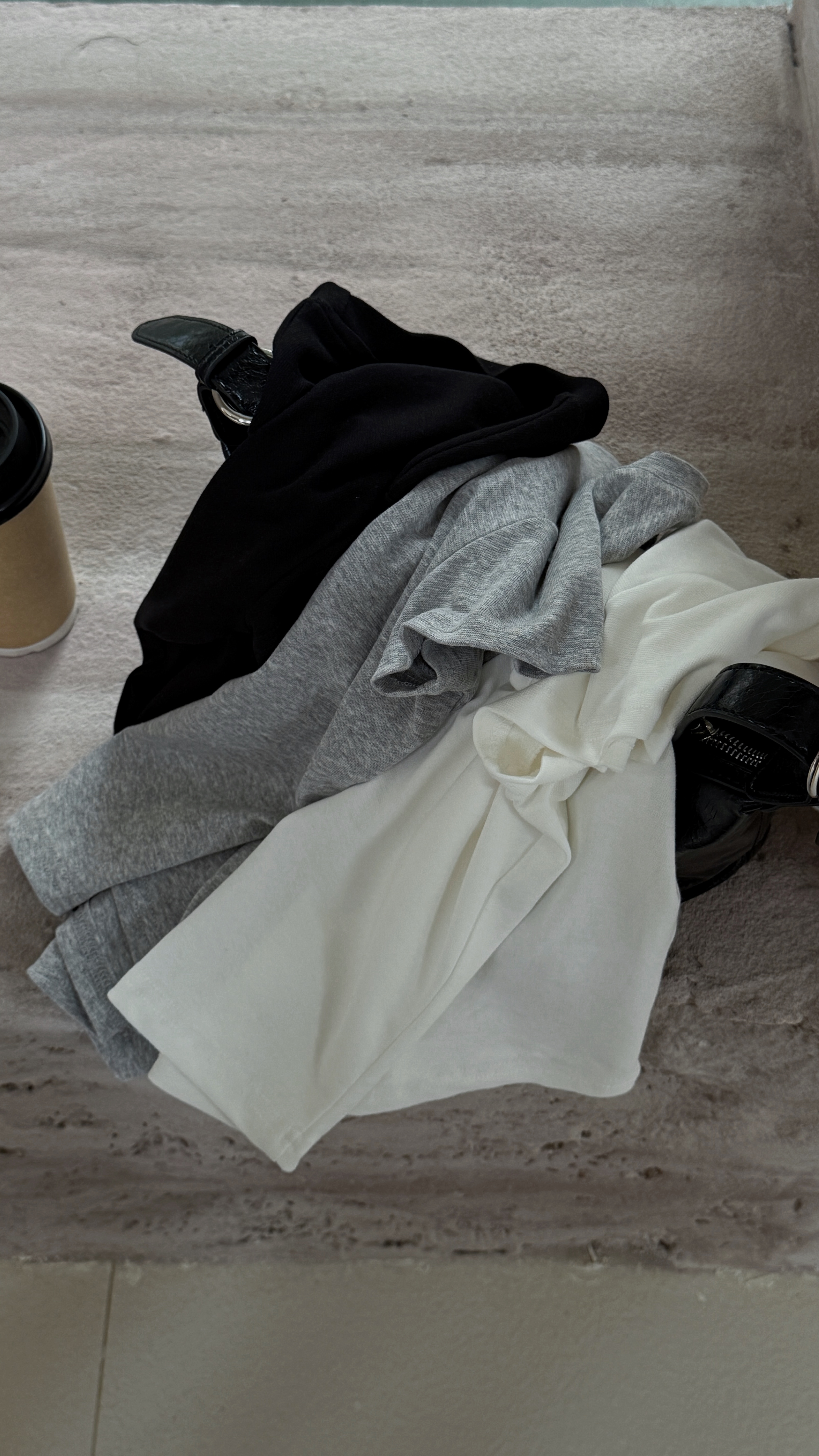 萊卡經典百搭小飛袖短TEE ( 3 colors )