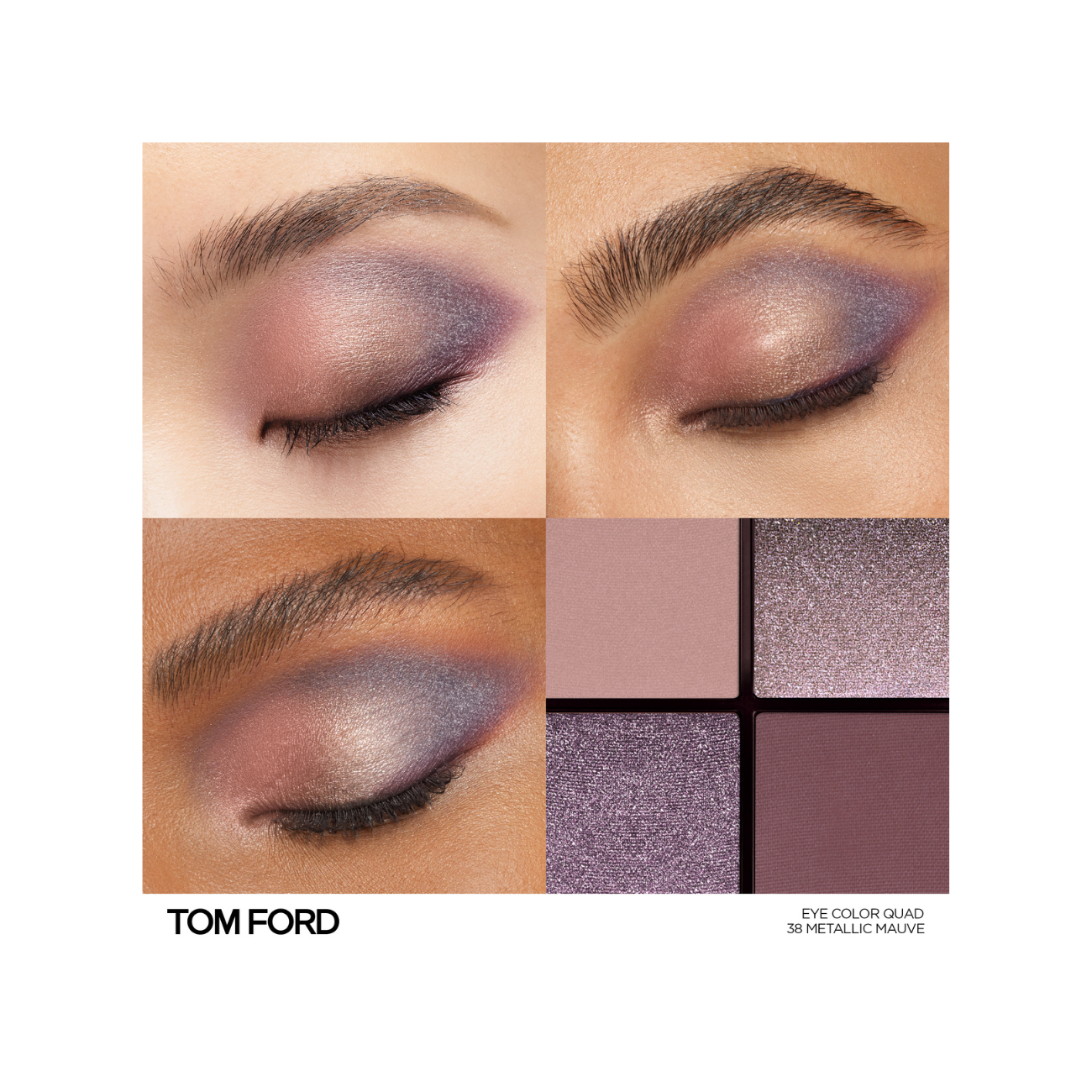 TOM FORD BEAUTY 高級定制四色眼影盤 #38 METALLIC MAUVE