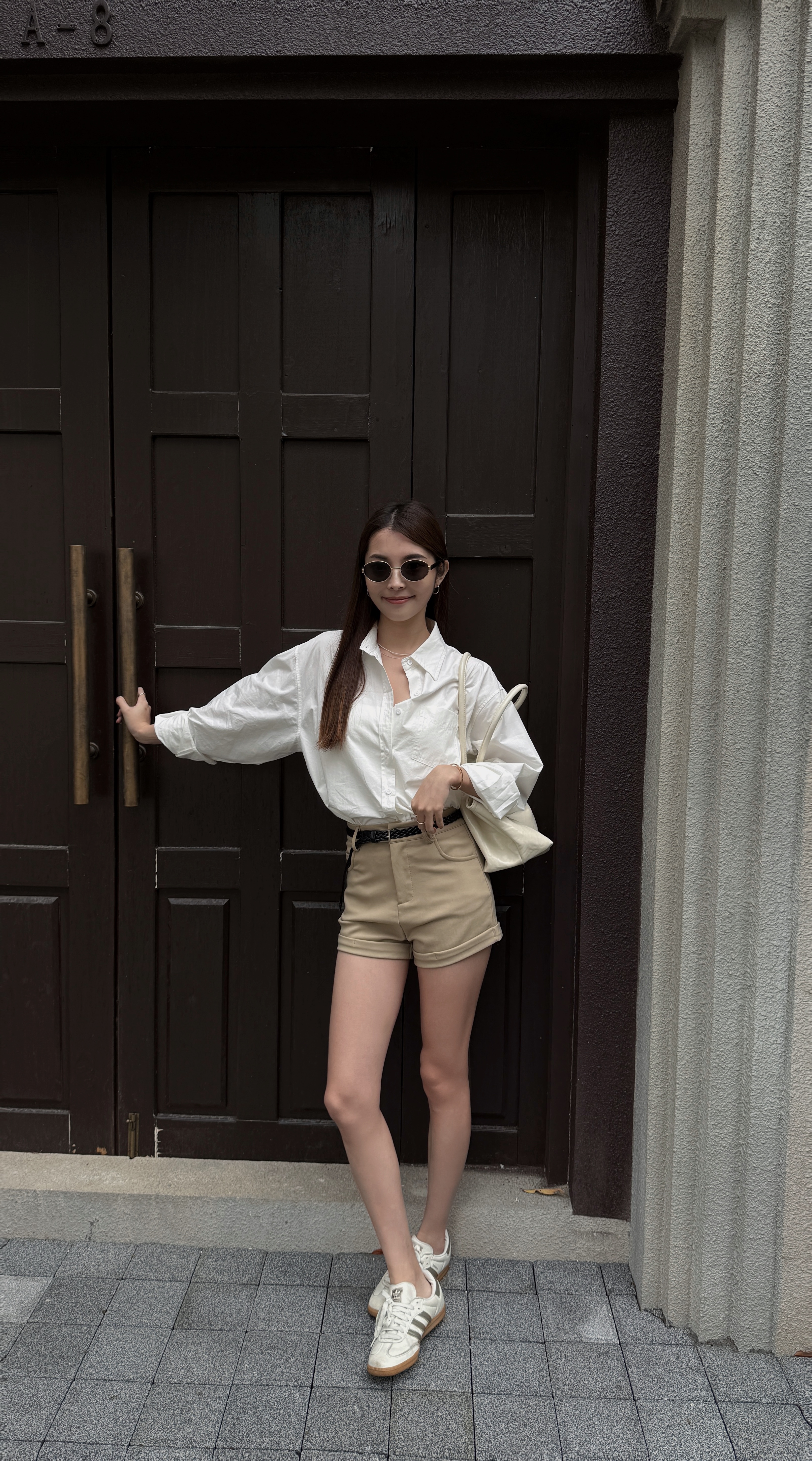 知性美簡約素色襯衫 ( 2 colors )