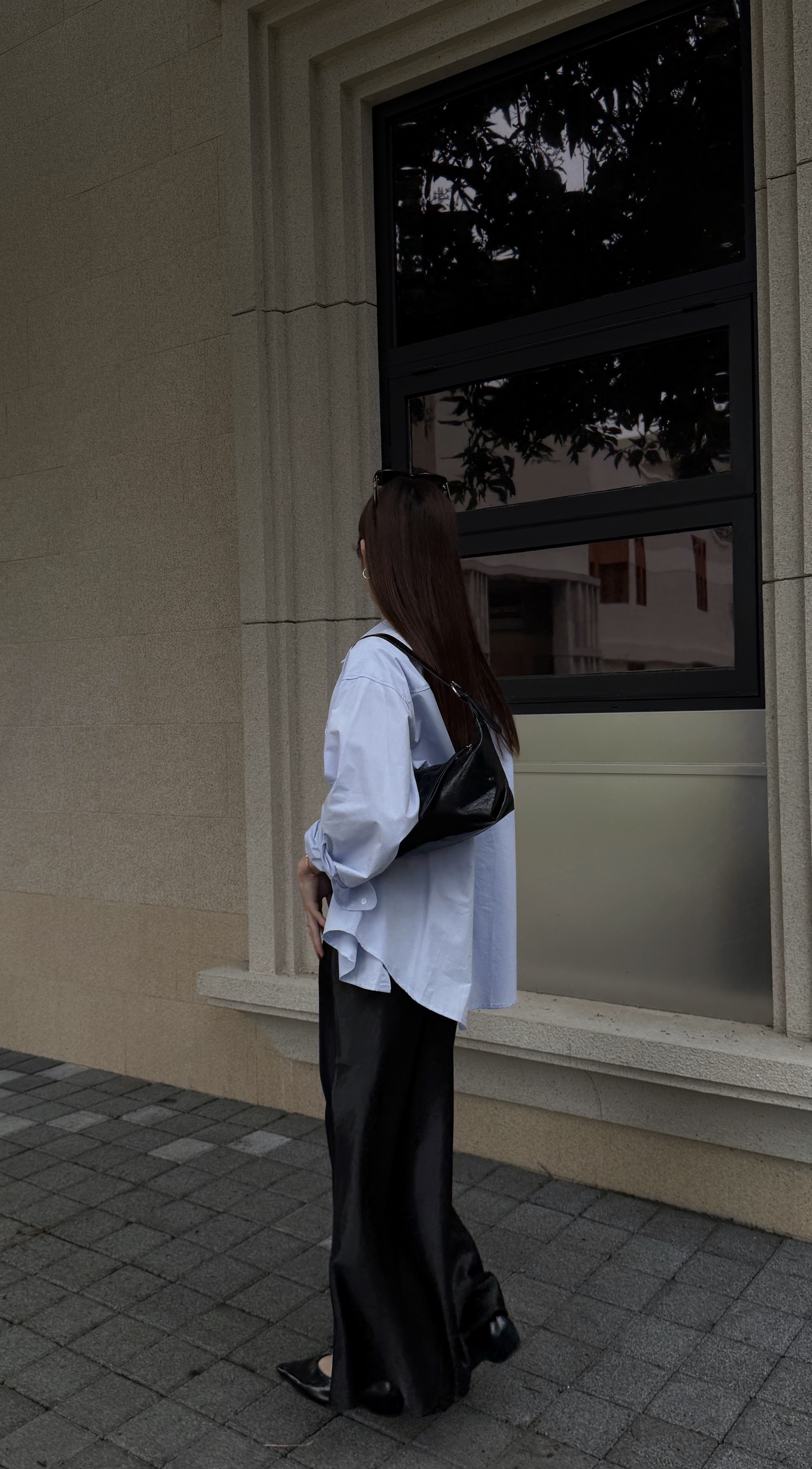 知性美簡約素色襯衫 ( 2 colors )