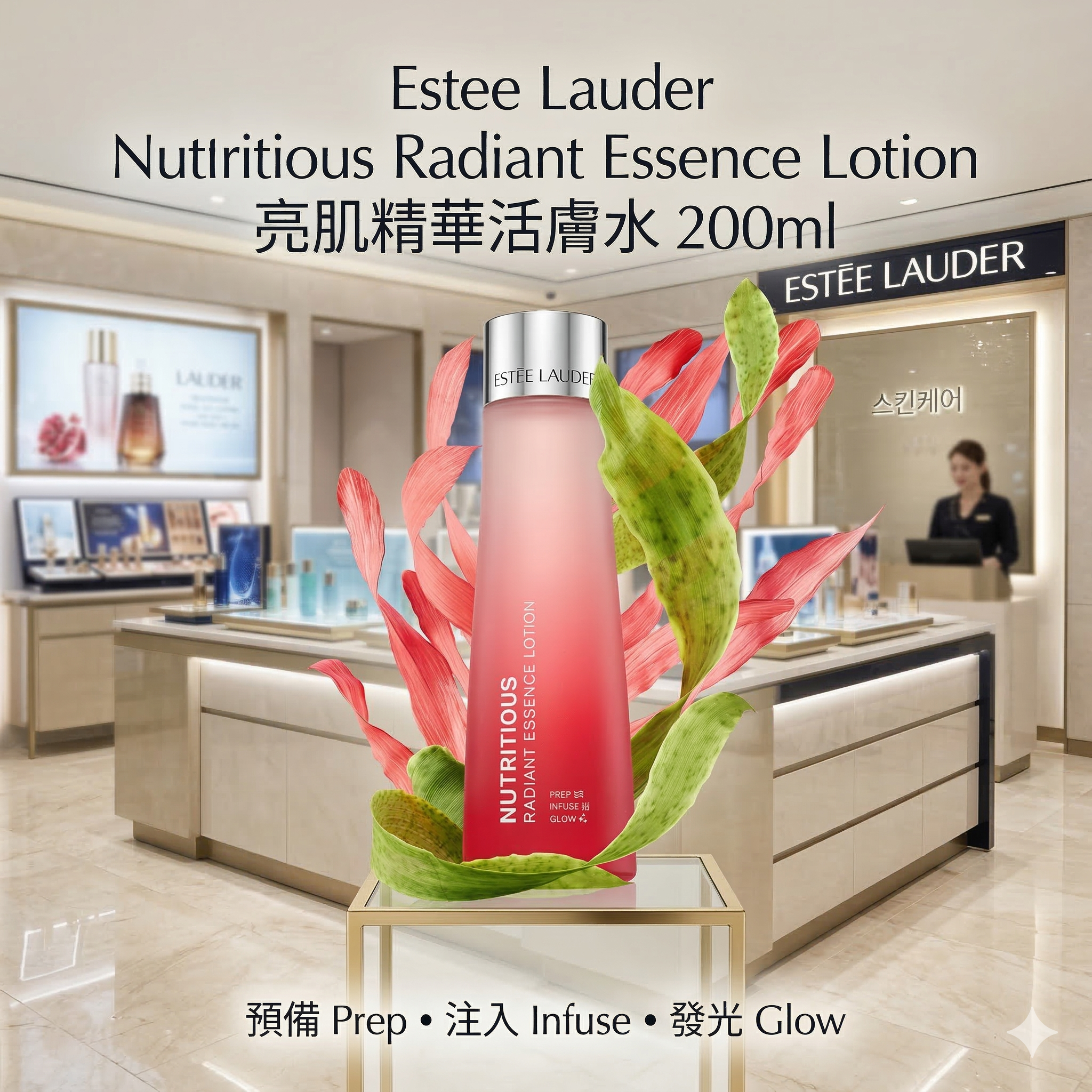 【現貨】Estee Lauder LL0712100 Nutritious Radiant Essence Lotion 亮肌精華活膚水 200ml