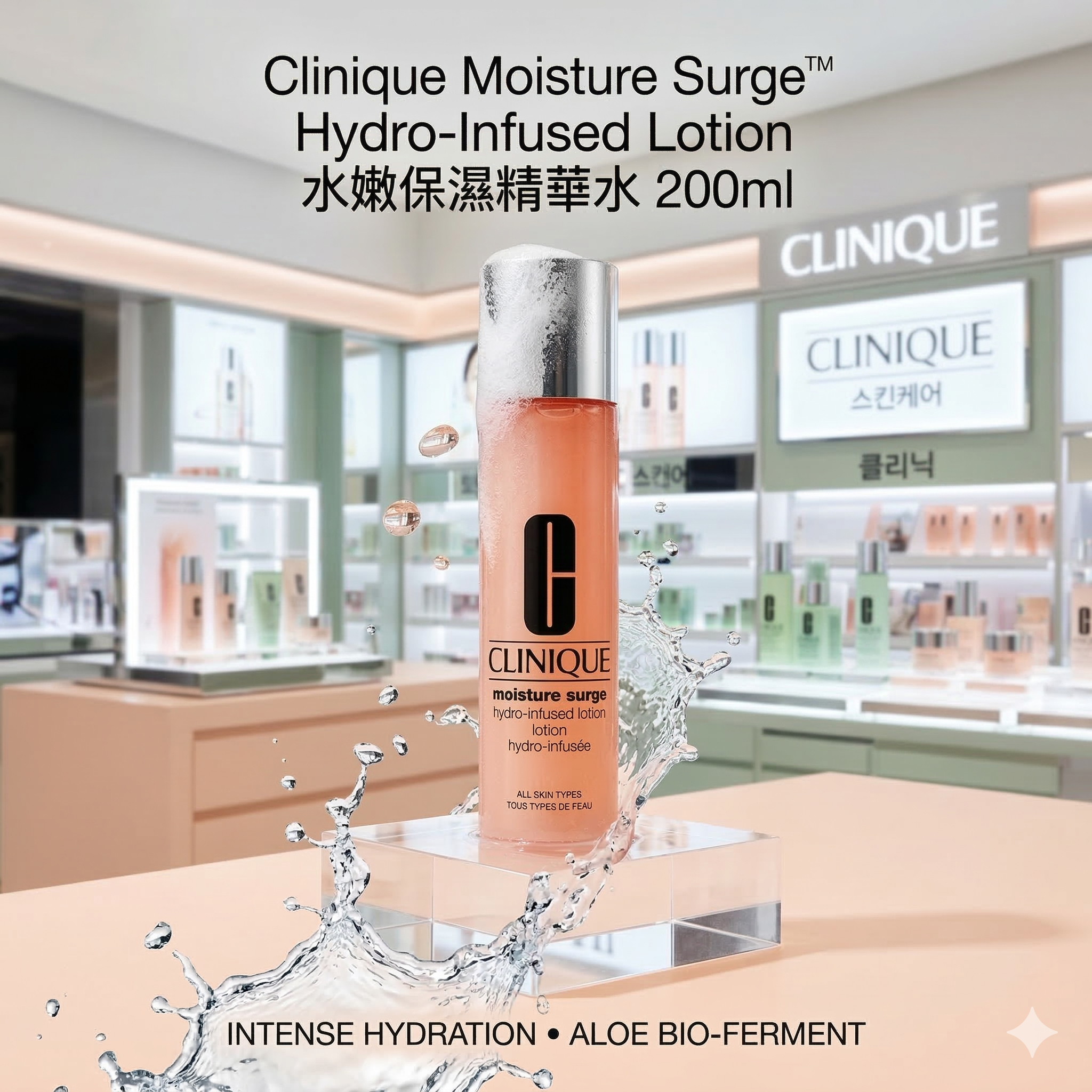 【現貨】Clinique LL0712101 Moisture Surge™ Hydro-Infused Lotion 水嫩保濕精華水