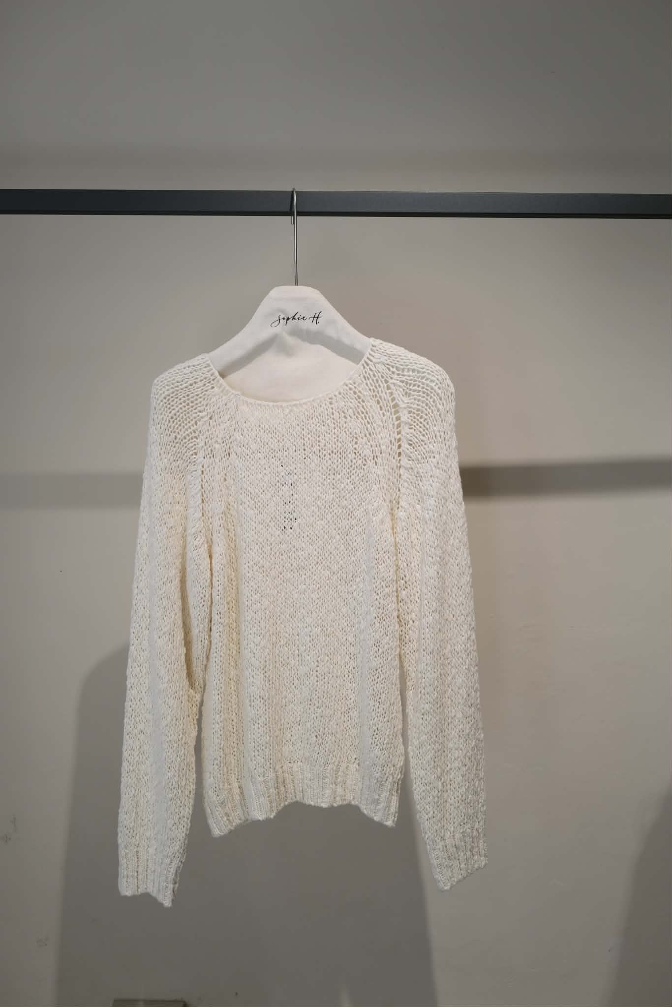 PA15 法式慵懶鉤織上衣