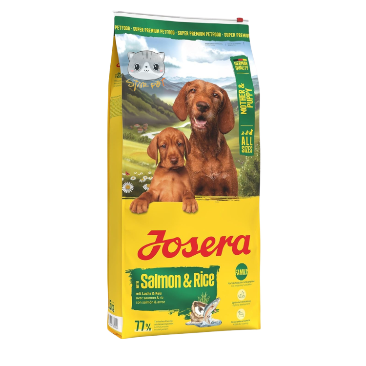 Josera Mother & Puppy (Family Plus) 全犬種 雞肉+三文魚+飯 (細粒) 12.5kg