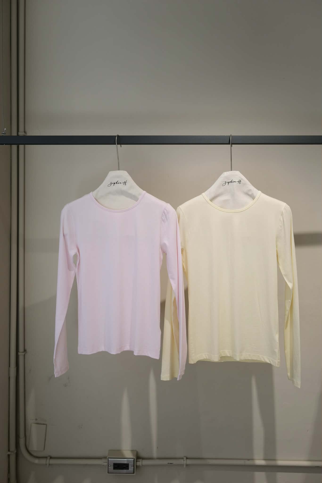 PA26 棉花糖色系棉質長袖T