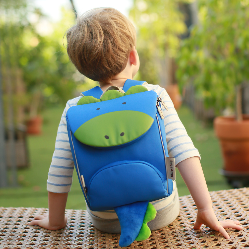 【特殊回歸款】Milo&Gabby美國 動物好朋友超吸睛輕量型小童書包/防走失包｜DYLAN恐龍