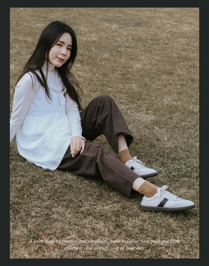 Sanly Joy 格里安TOGO真皮德訓鞋 女生草地輕鬆穿搭