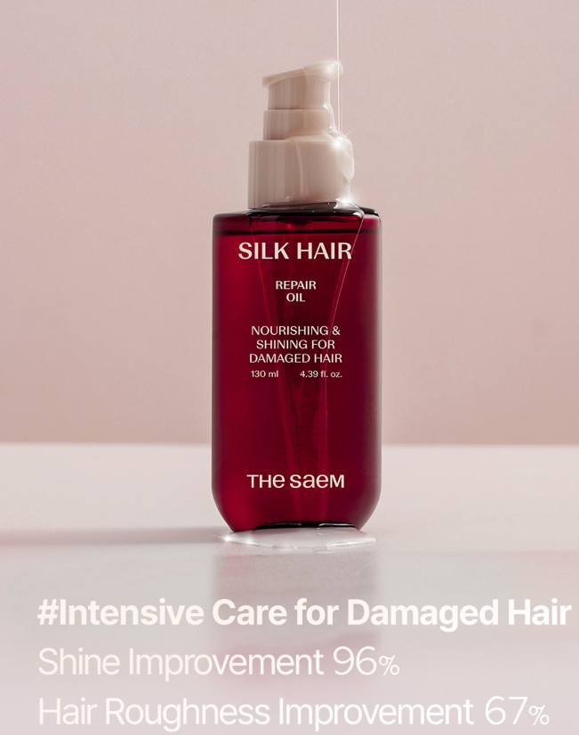 The Saem 絲滑頭髮修護髮油 SILK HAIR REPAIR OIL 130ml