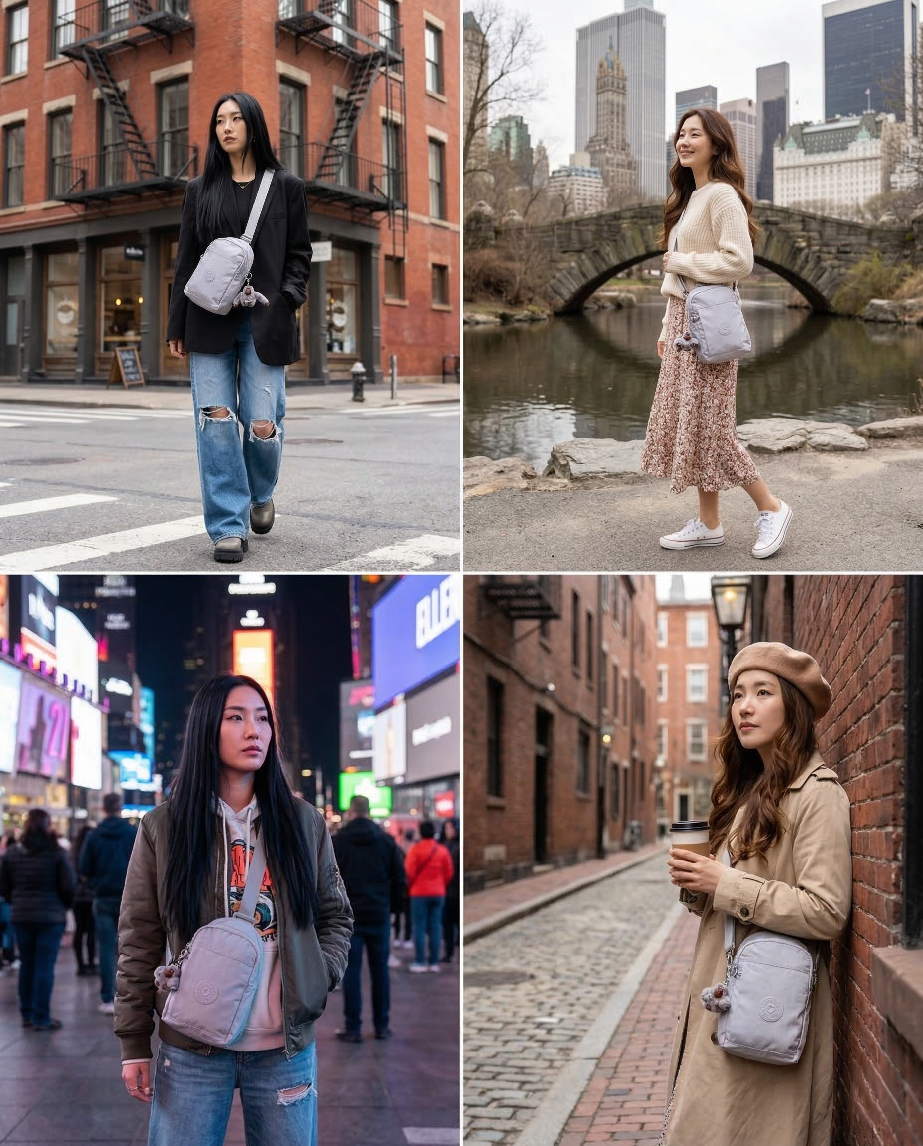 【預購】Kipling  H0301108   單肩背囊