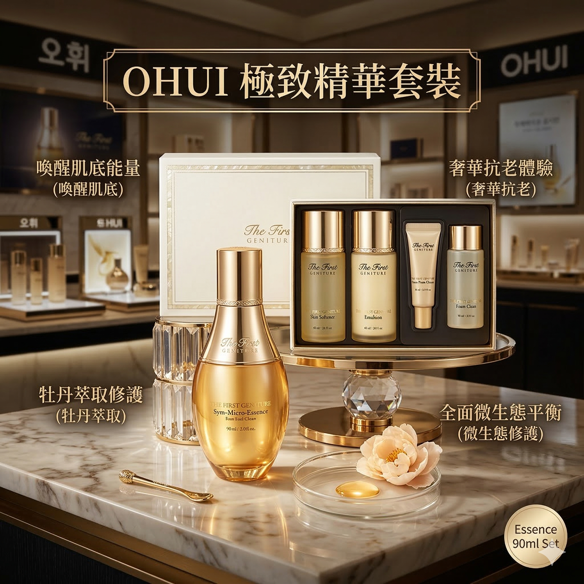 【現貨】LL061755 OHUI 極致精華套裝