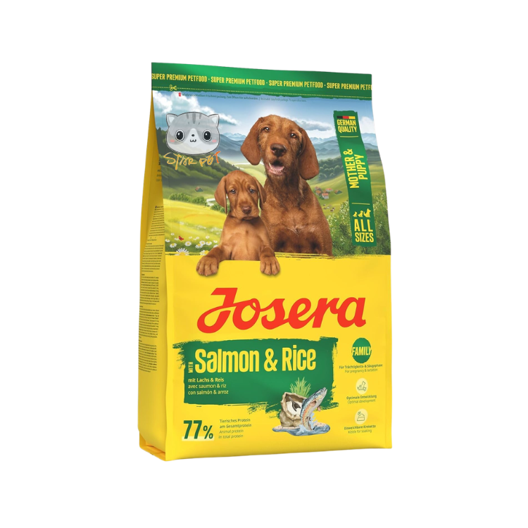Josera Mother & Puppy (Family Plus) 全犬種 雞肉+三文魚+飯 (細粒) 3kg