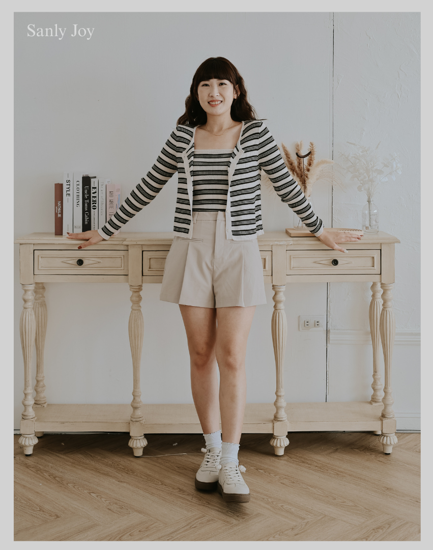 Sanly Joy 索琳厚底德訓鞋 女生厚底休閒鞋穿搭展示