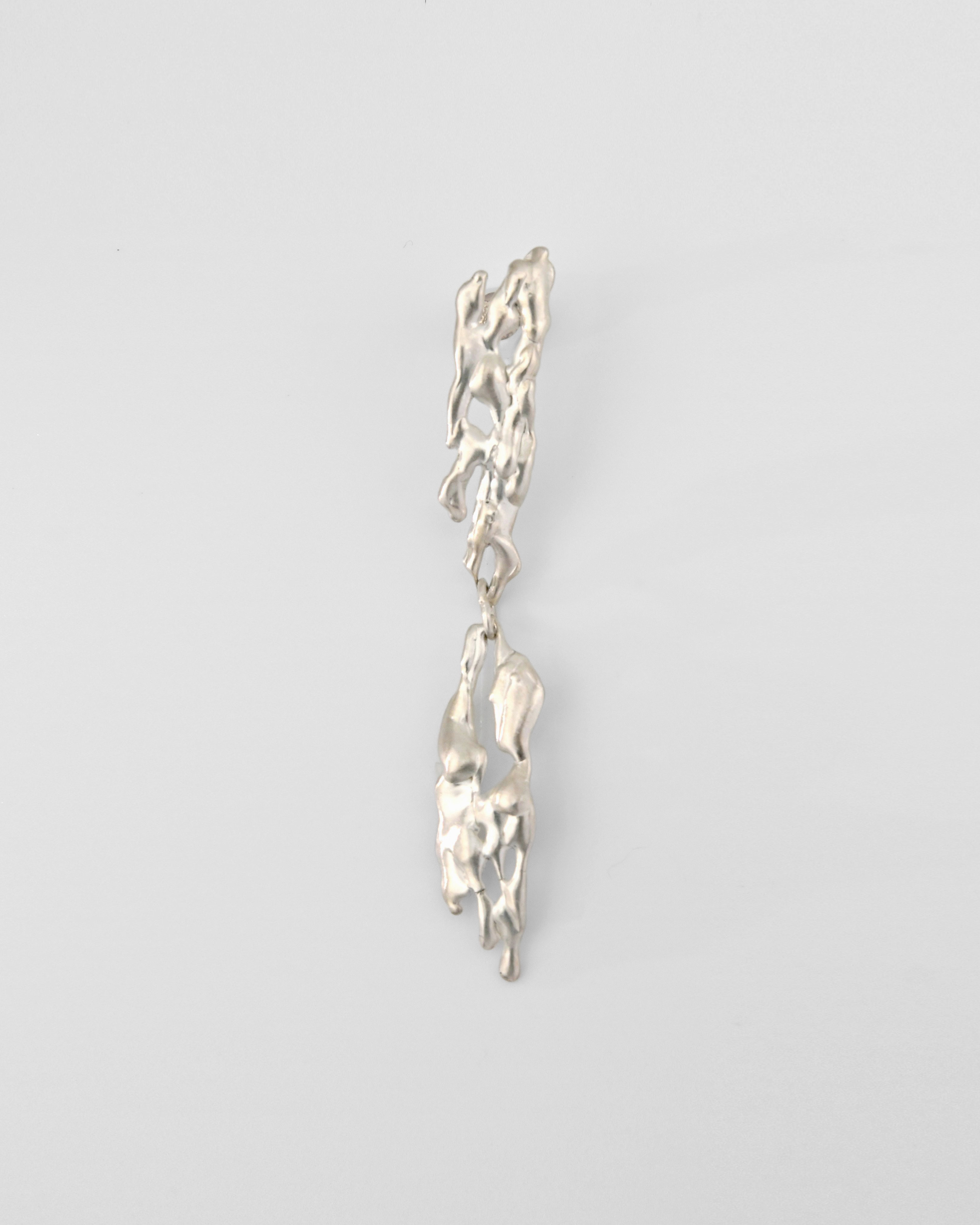 livvvvil 澗 純銀長耳環 (單支販售)