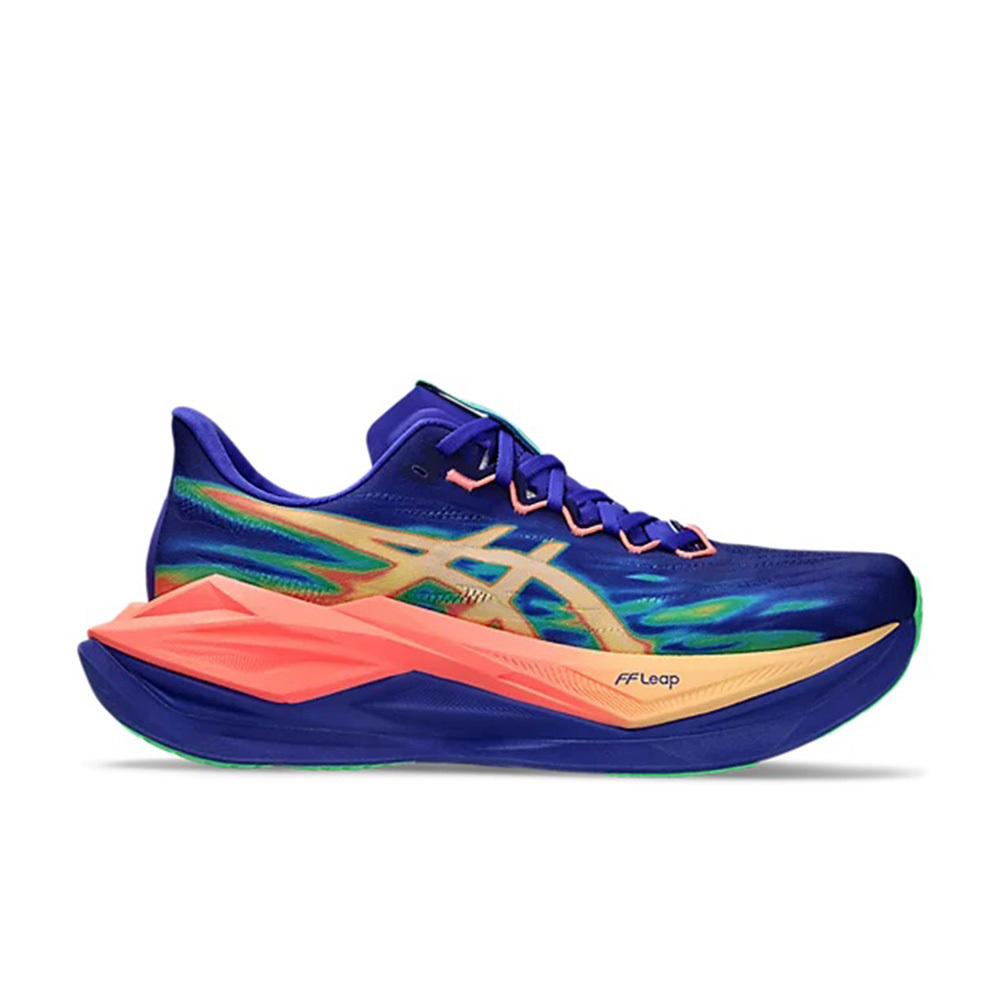 Asics Superblast 3 藍橘 彈性 透氣 緩震 彈力 慢跑鞋 男女鞋 1013A177-400