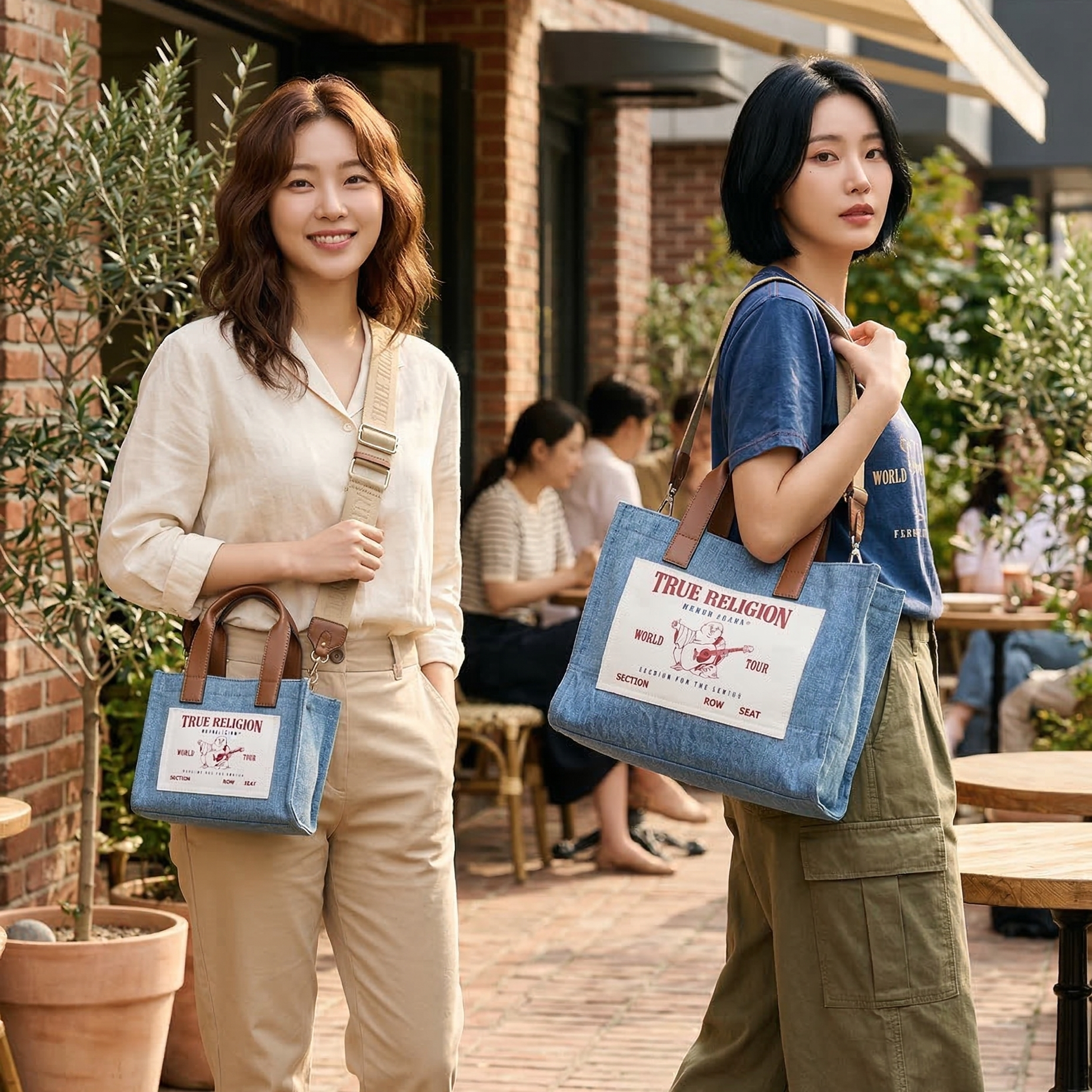 【預購】True Religion  H0301105 帆布Tote Bag