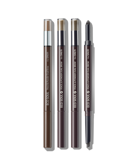 The Saem 二合一的眉筆與眉粉 ECO SOUL Pencil&Powder Dual Brow