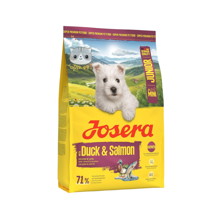 Josera德寵 Mini Junior 鴨肉+三文魚 幼犬糧 (細粒) 3kg