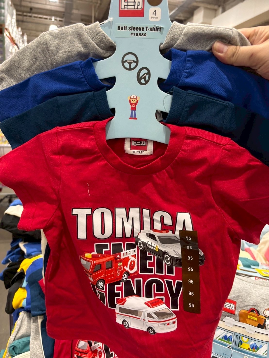 日本🇯🇵好市多Tomica短袖四件組