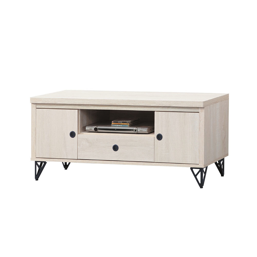 柏蒂家居-德森4尺二門一抽收納櫃/置物櫃