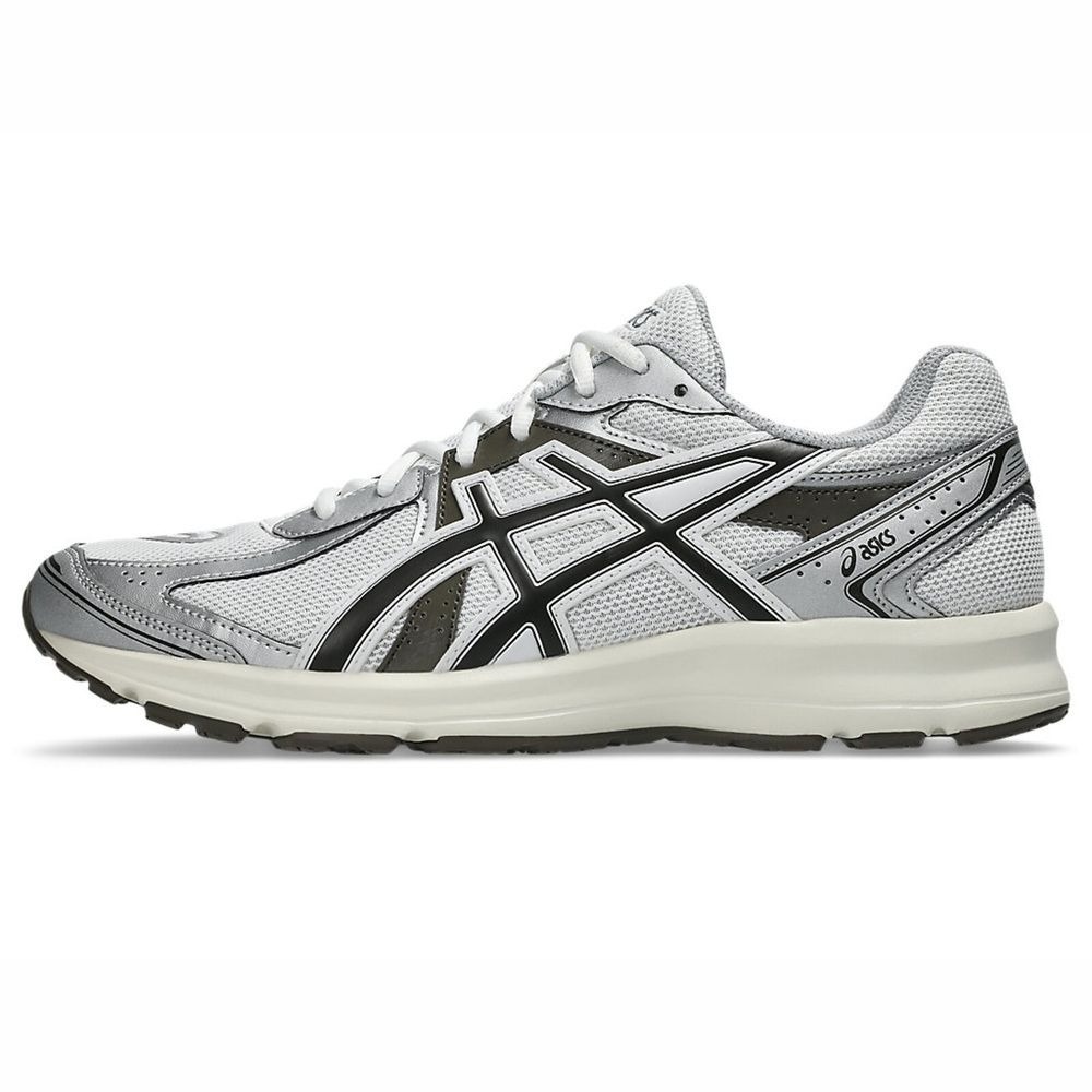 ASICS 慢跑鞋 JOG 100S 白咖啡 復古鞋 男 1203A741104