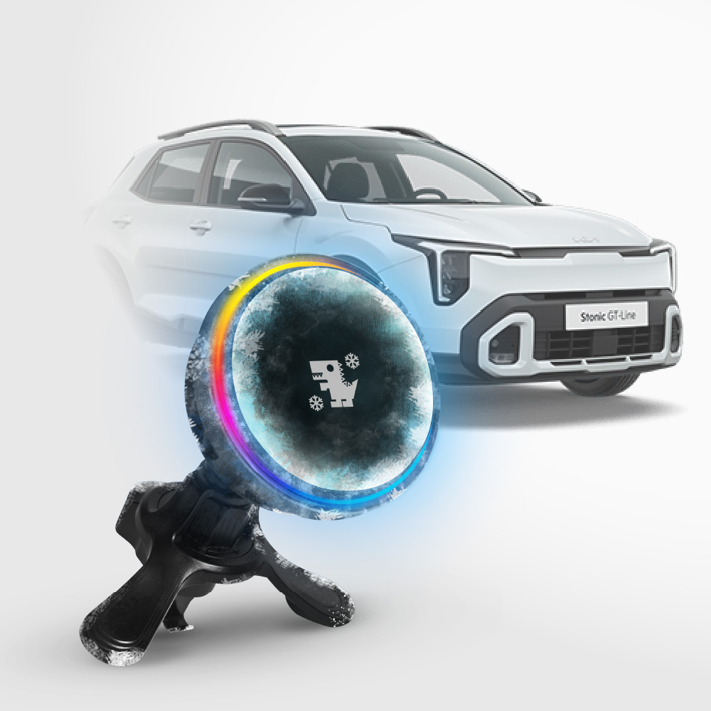 KIA Stonic 2020 2023 系列｜XILLA黑鏡冰核智充手機架