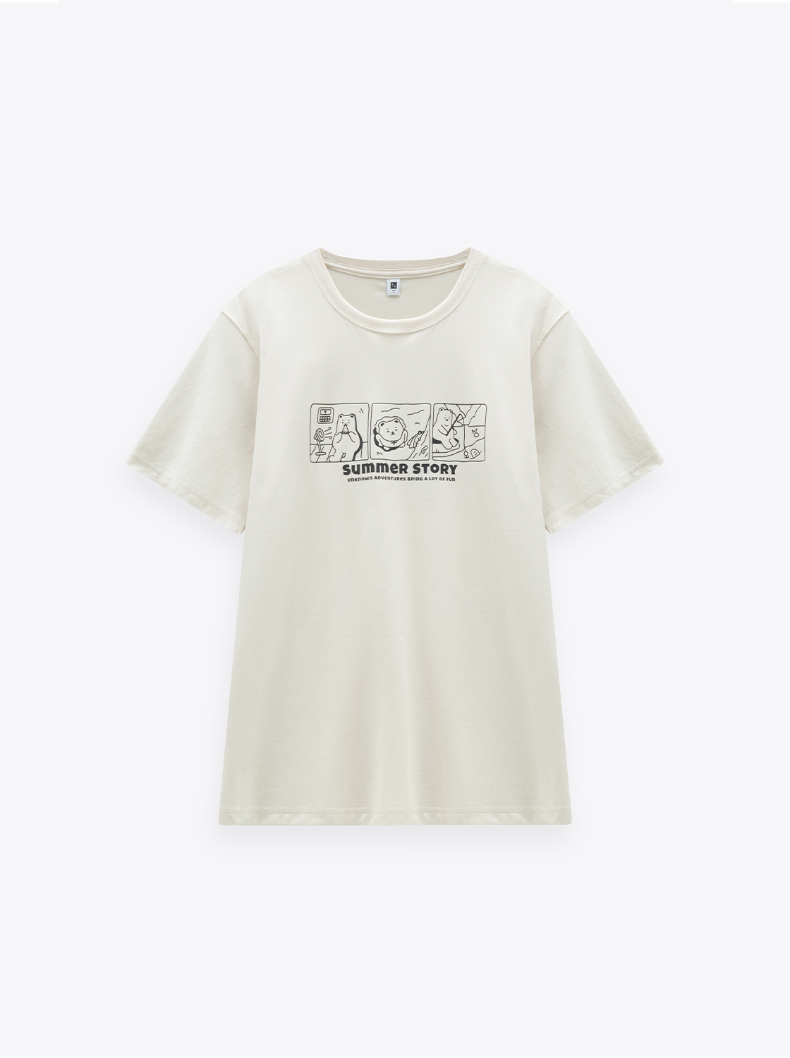 夏日故事集胖胖印花TEE