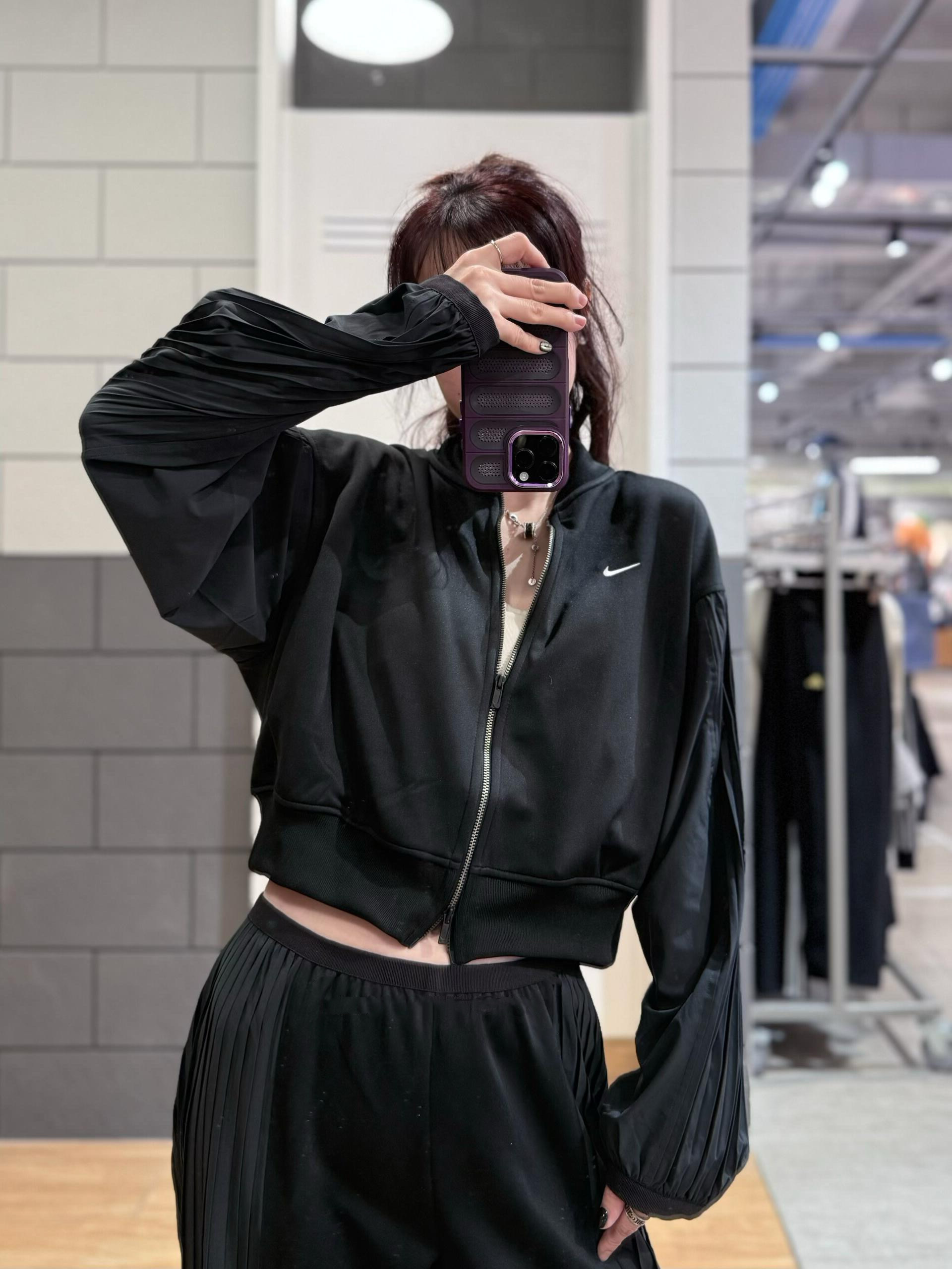 【預購】Nike Swoosh Sportswear 百褶 外套 打摺 長褲 女款 IQ0437-010 IM7460-010