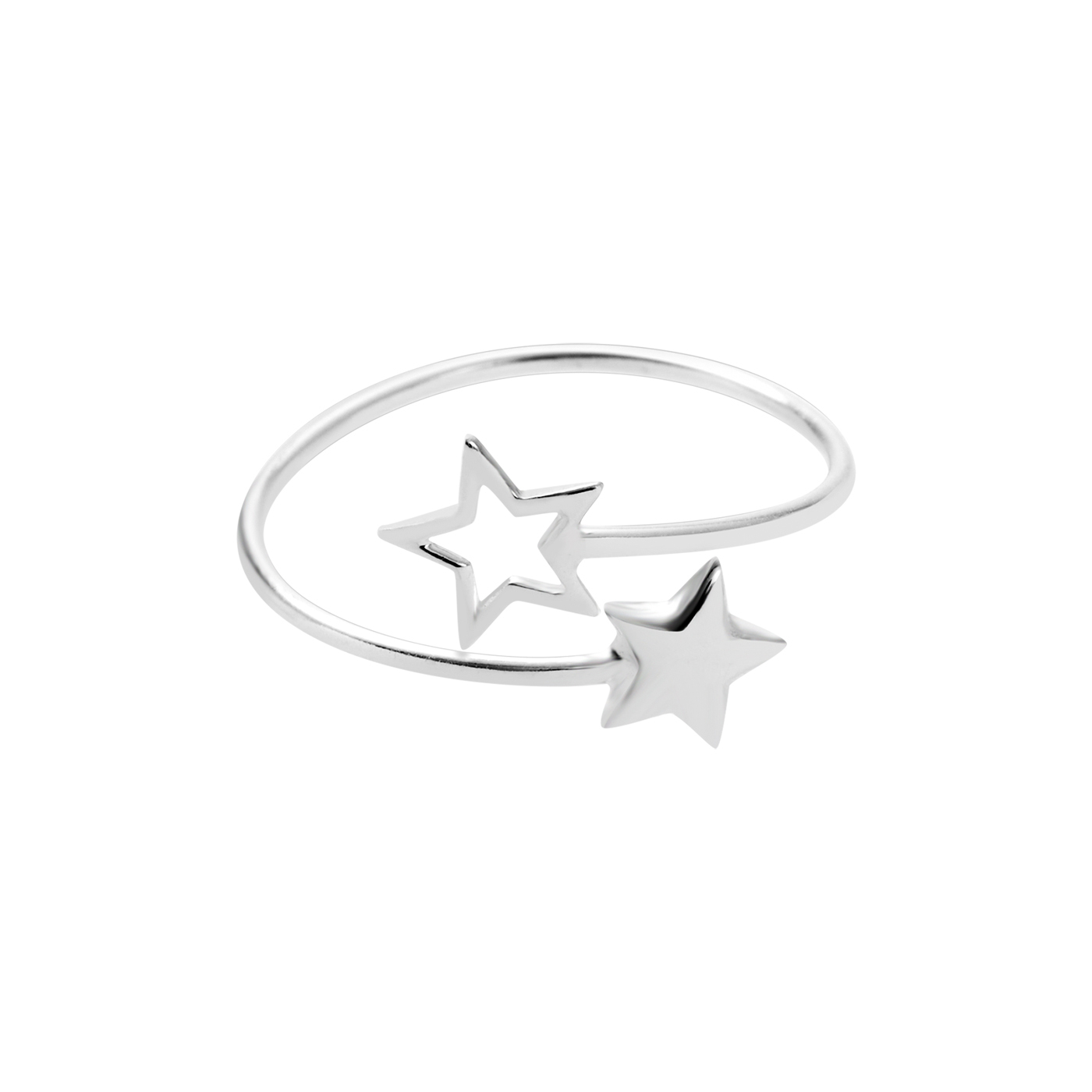 純銀,星星,戒指,平價飾品