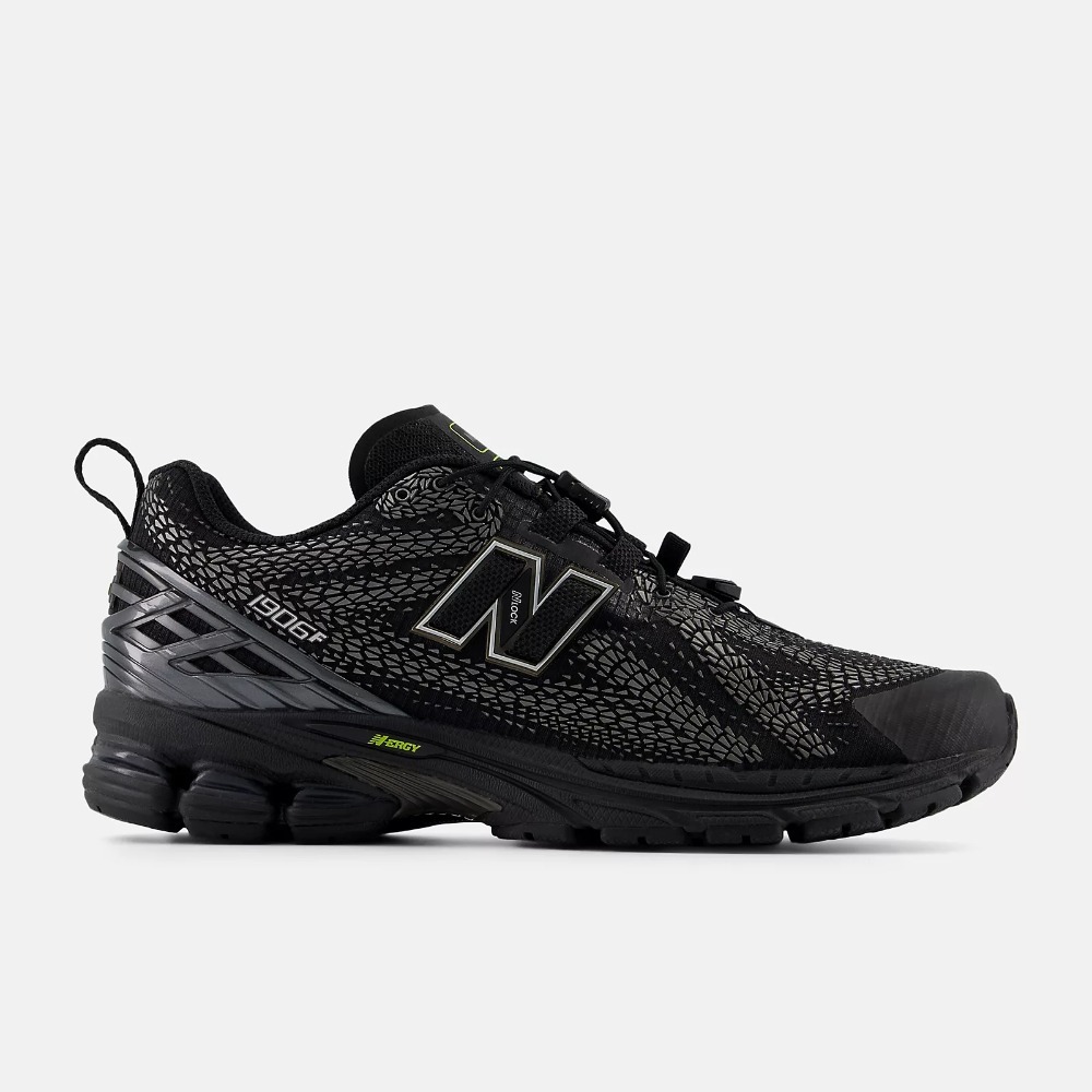 NEW BALANCE 慢跑鞋 NB 1906 黑銀 蛇紋 免綁帶 男女 U19068PN