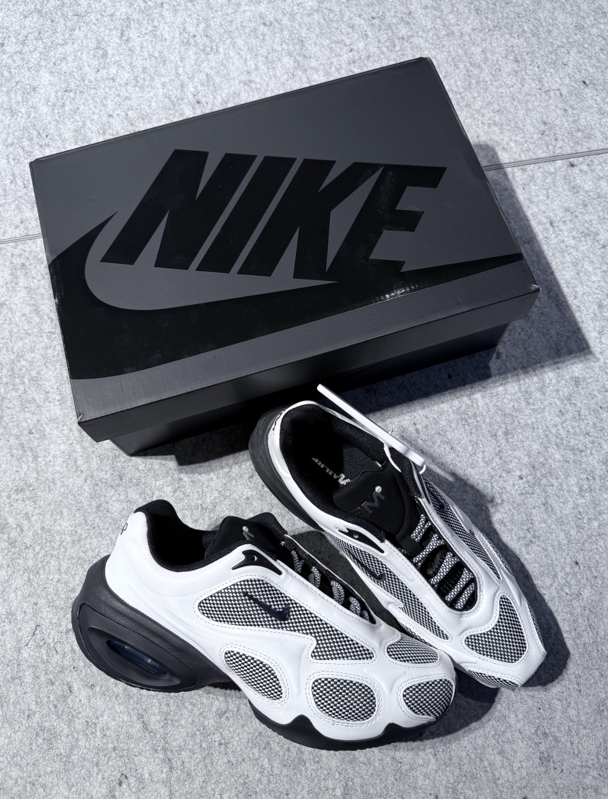 女鞋 NIKE W AIR MAX MUSE 黑白 網眼 氣墊 緩震 厚底 休閒鞋【II6282-100】