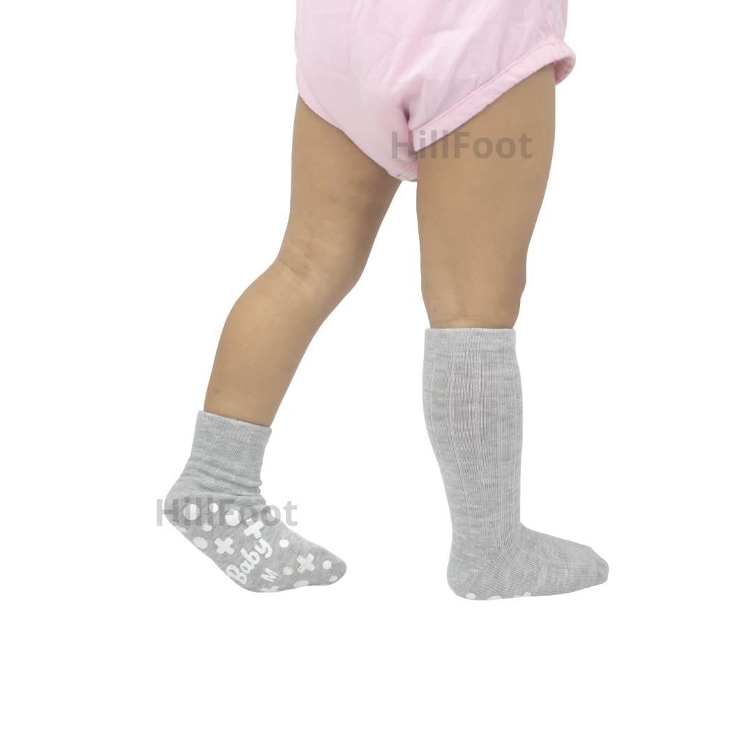 素色腳尖安心縫線寶寶襪