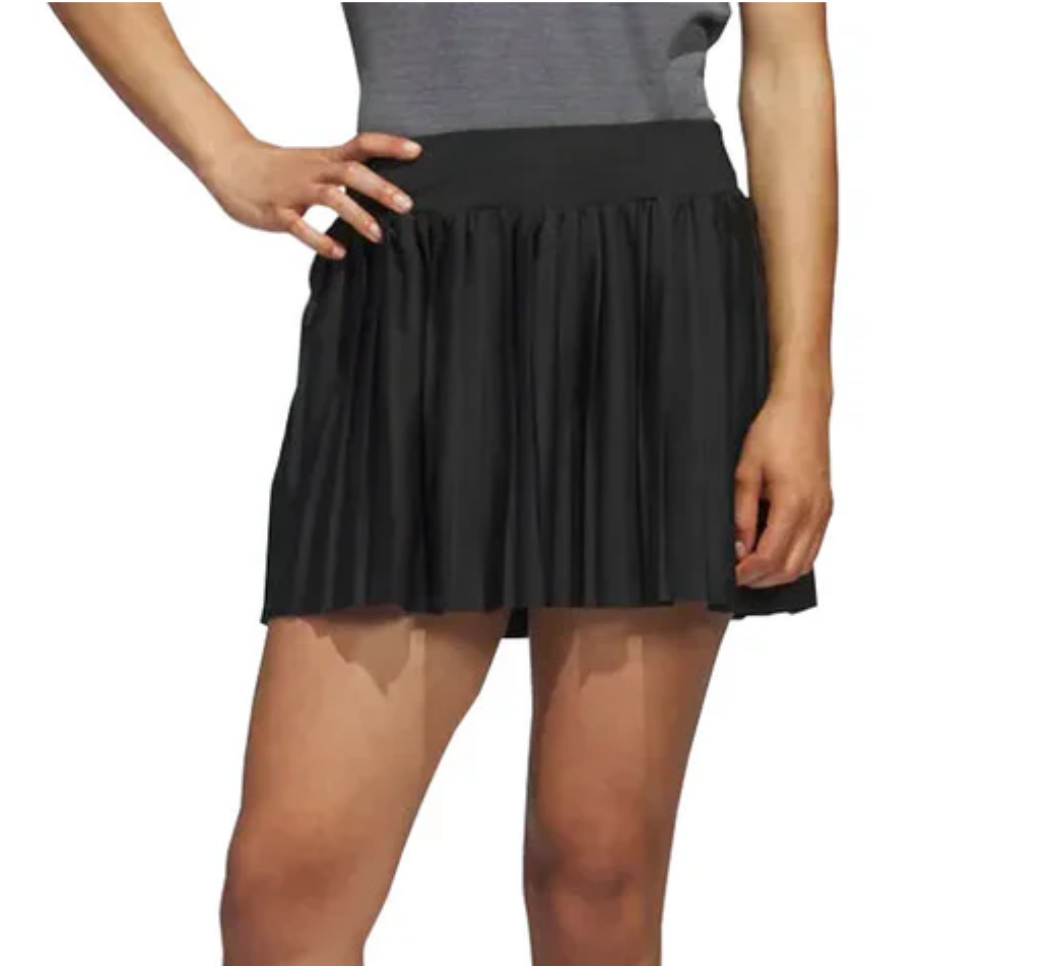 [S] ADIDAS W PLTD SKORT SKIRT/DRESSES,BLACK, HS8952 [FINAL SALE] (SAD122)