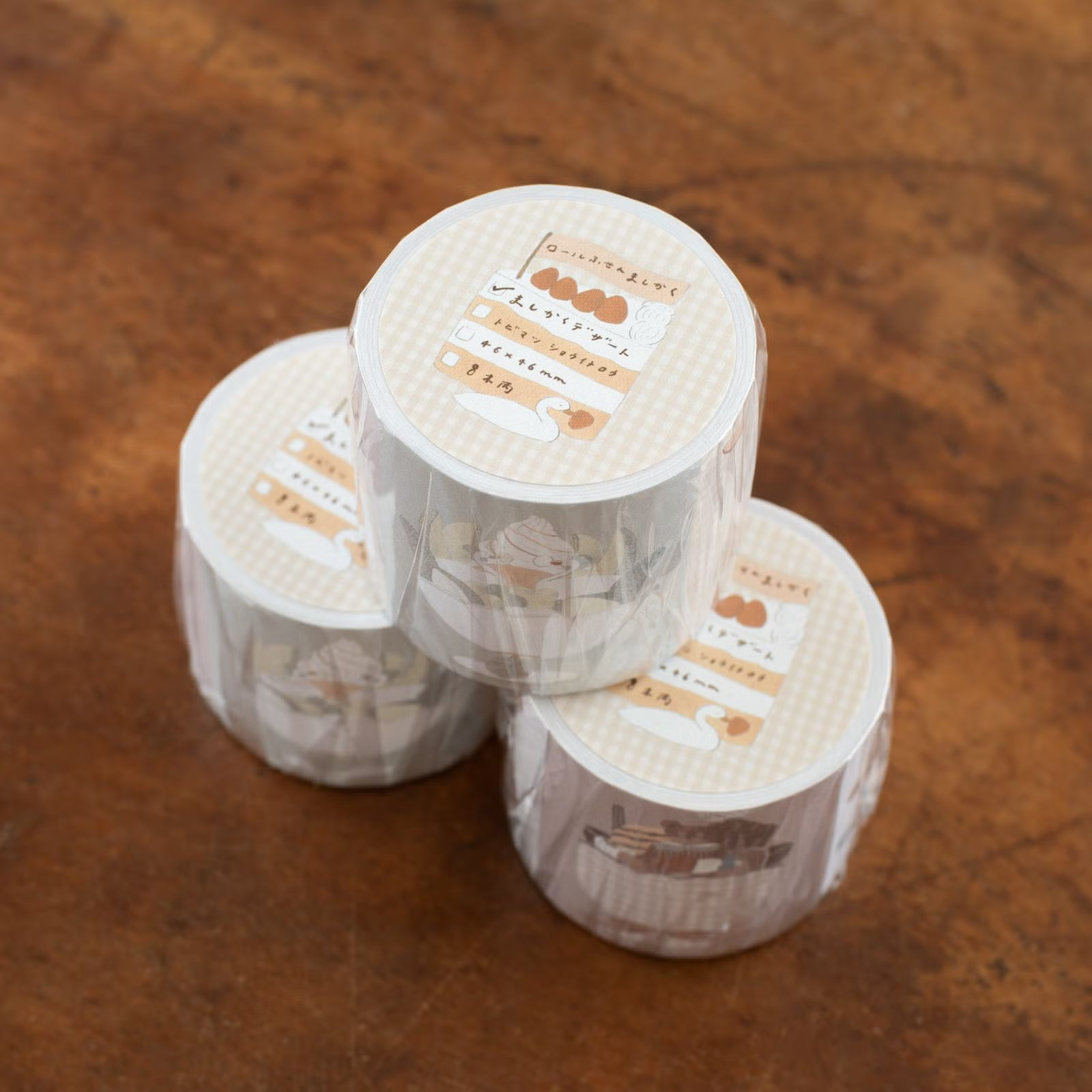 方形 捲式便利貼 | トビマツショウイチロウ「方形甜點」 / 手紙社 / JAPAN