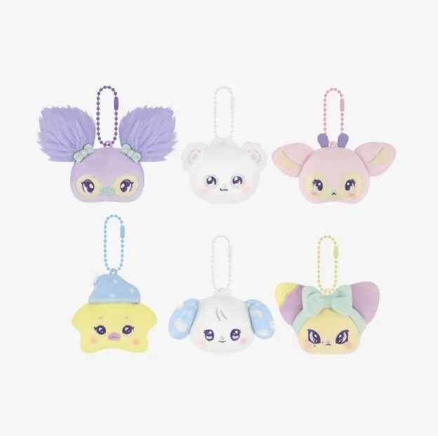 NMIXX ~ MIXXFFY FACE KEYRING