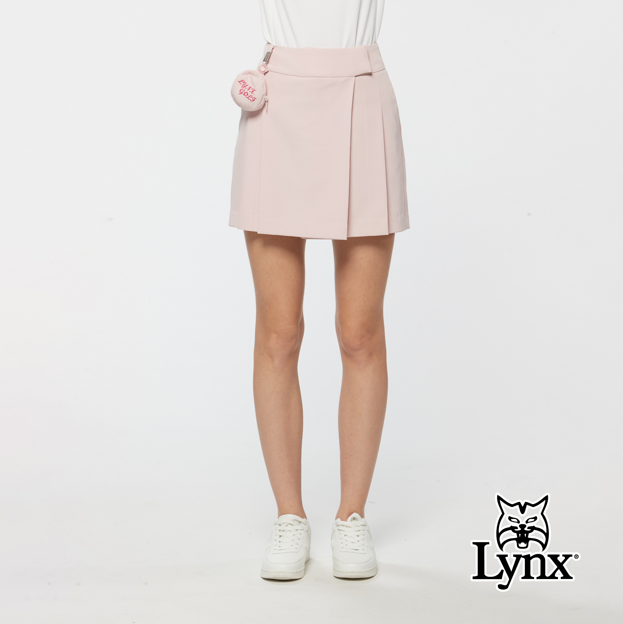 女款吸濕排汗彈性百褶高爾夫褲裙