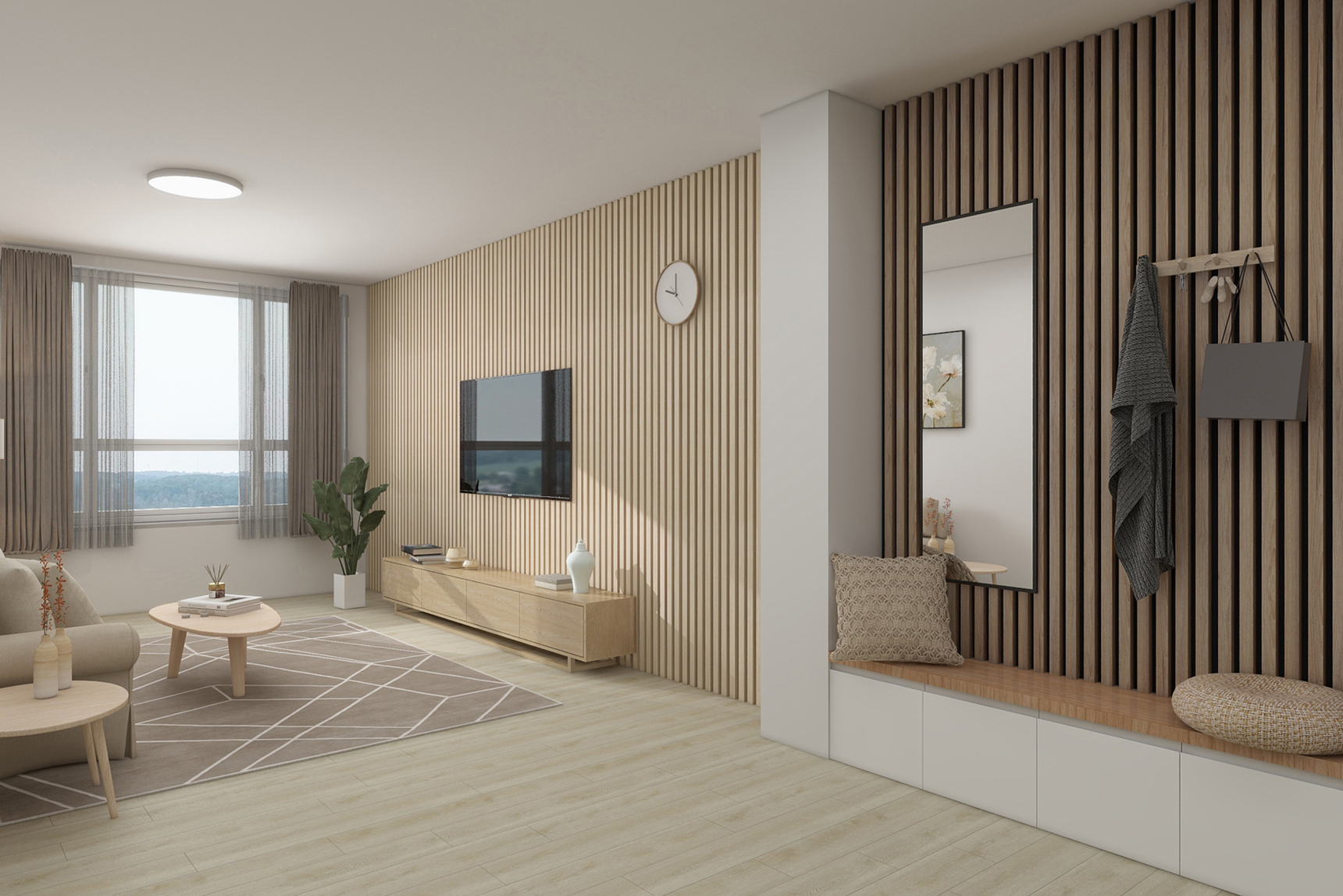 Mojave desert in the dark